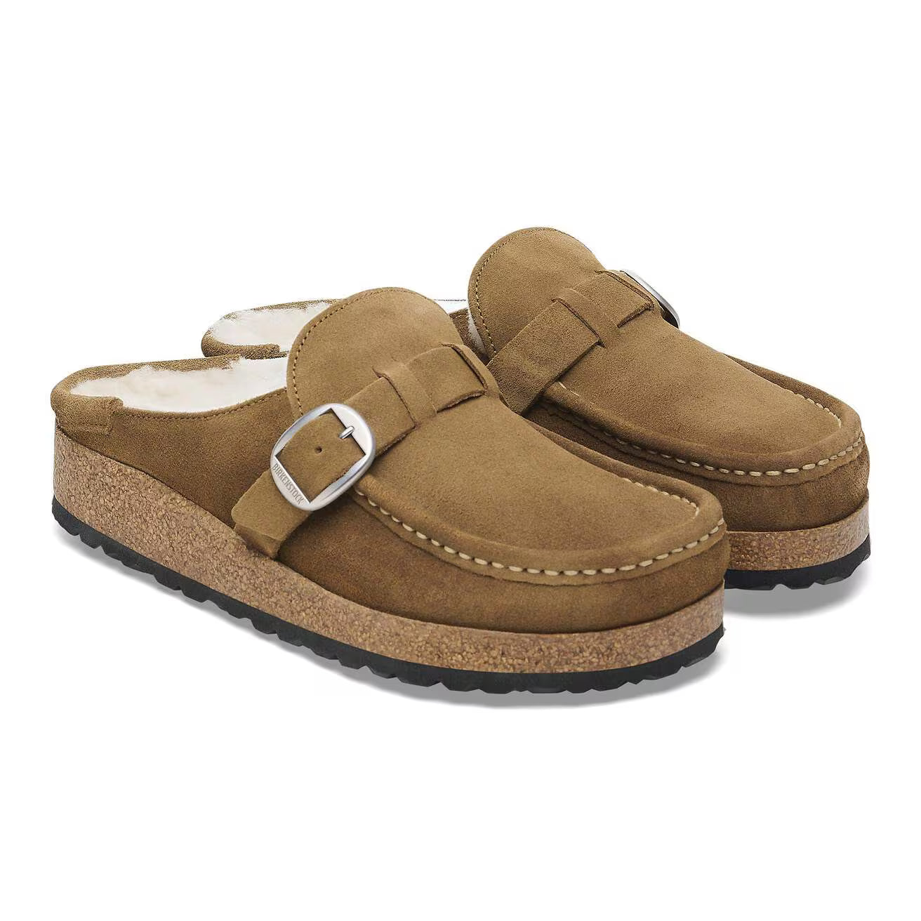 Birkenstock Buckley Shearling 'Tea'