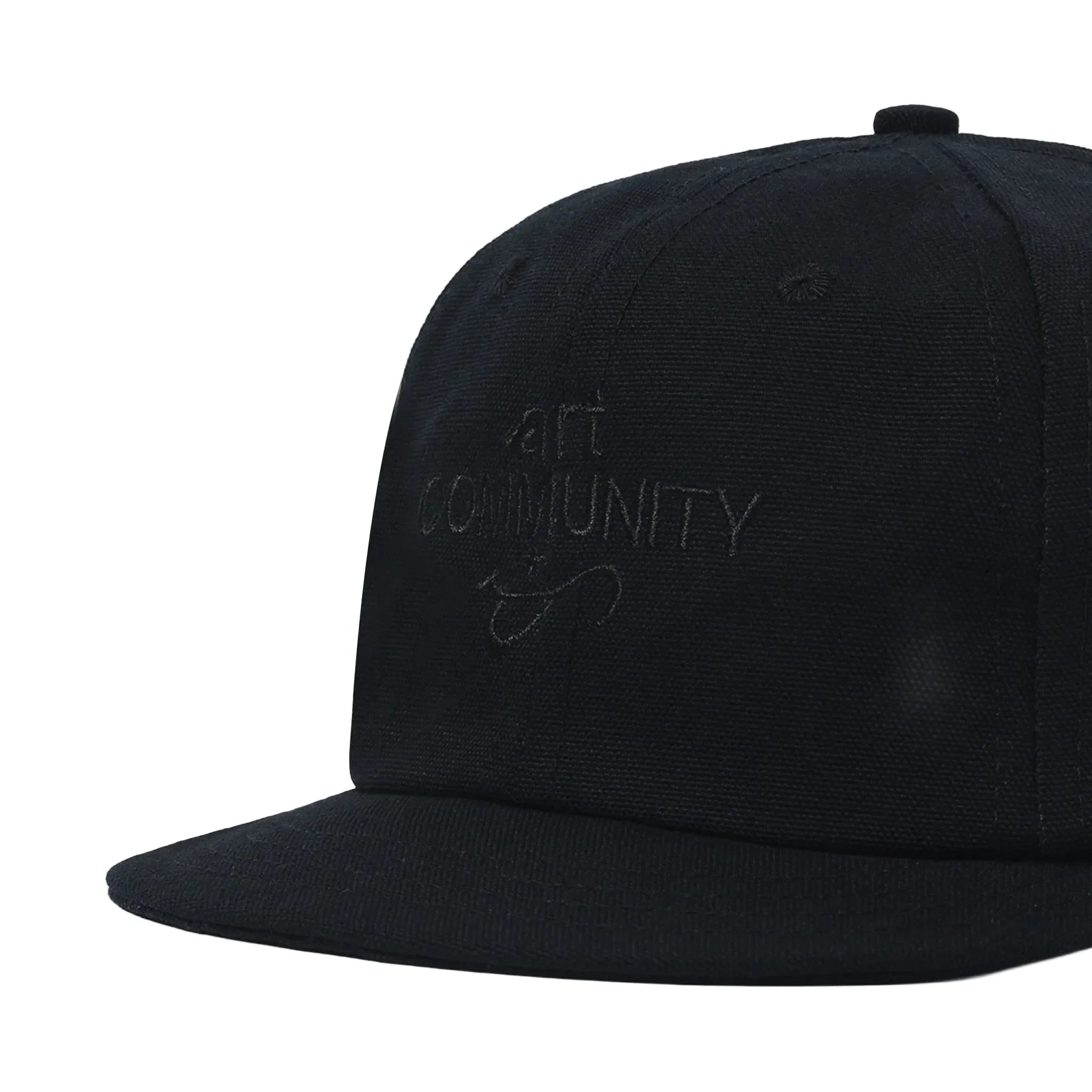 Art Community Japanese Nylon Short Brim Cap 'Black'