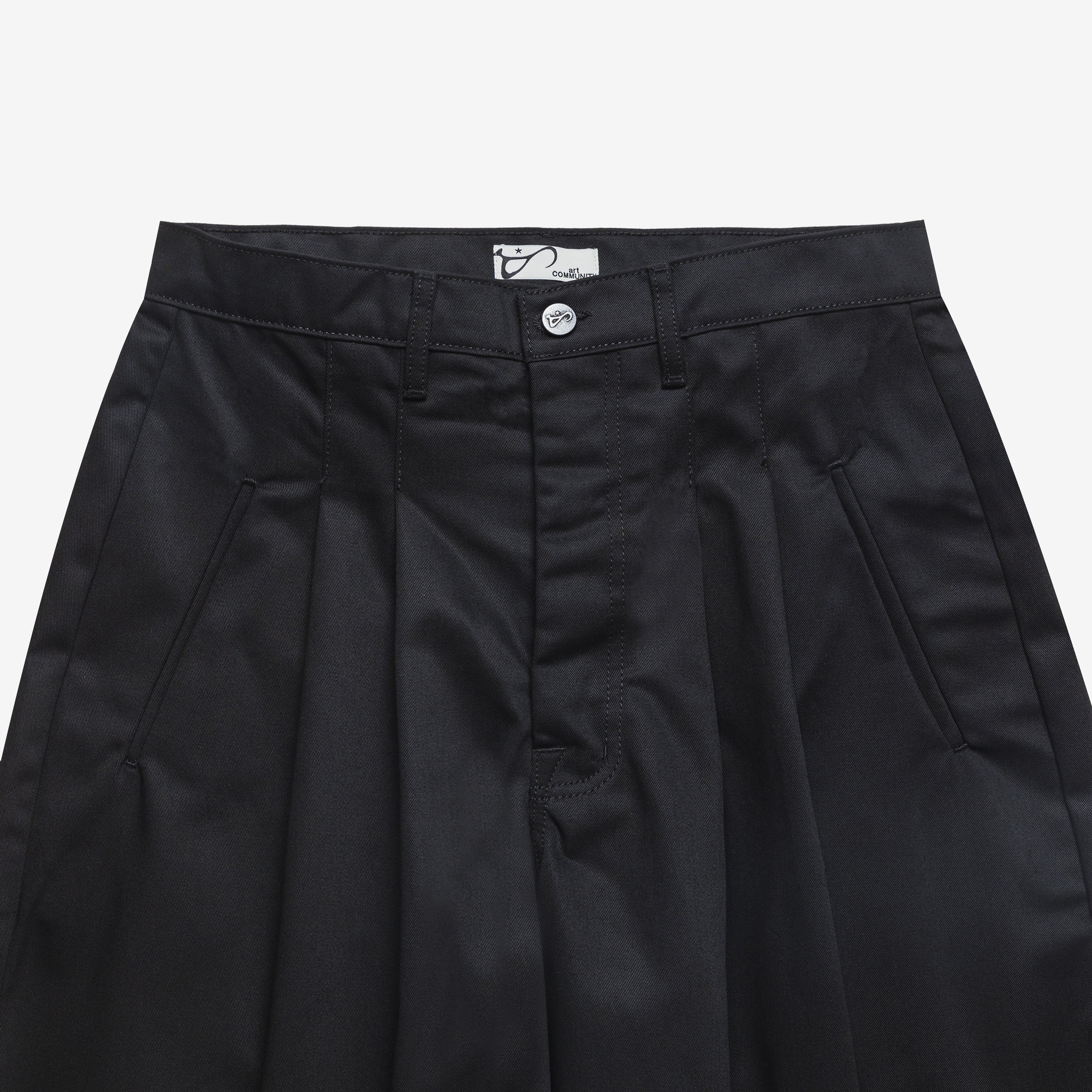 Art Community Japanese Twill Triptych Trouser 'Black'