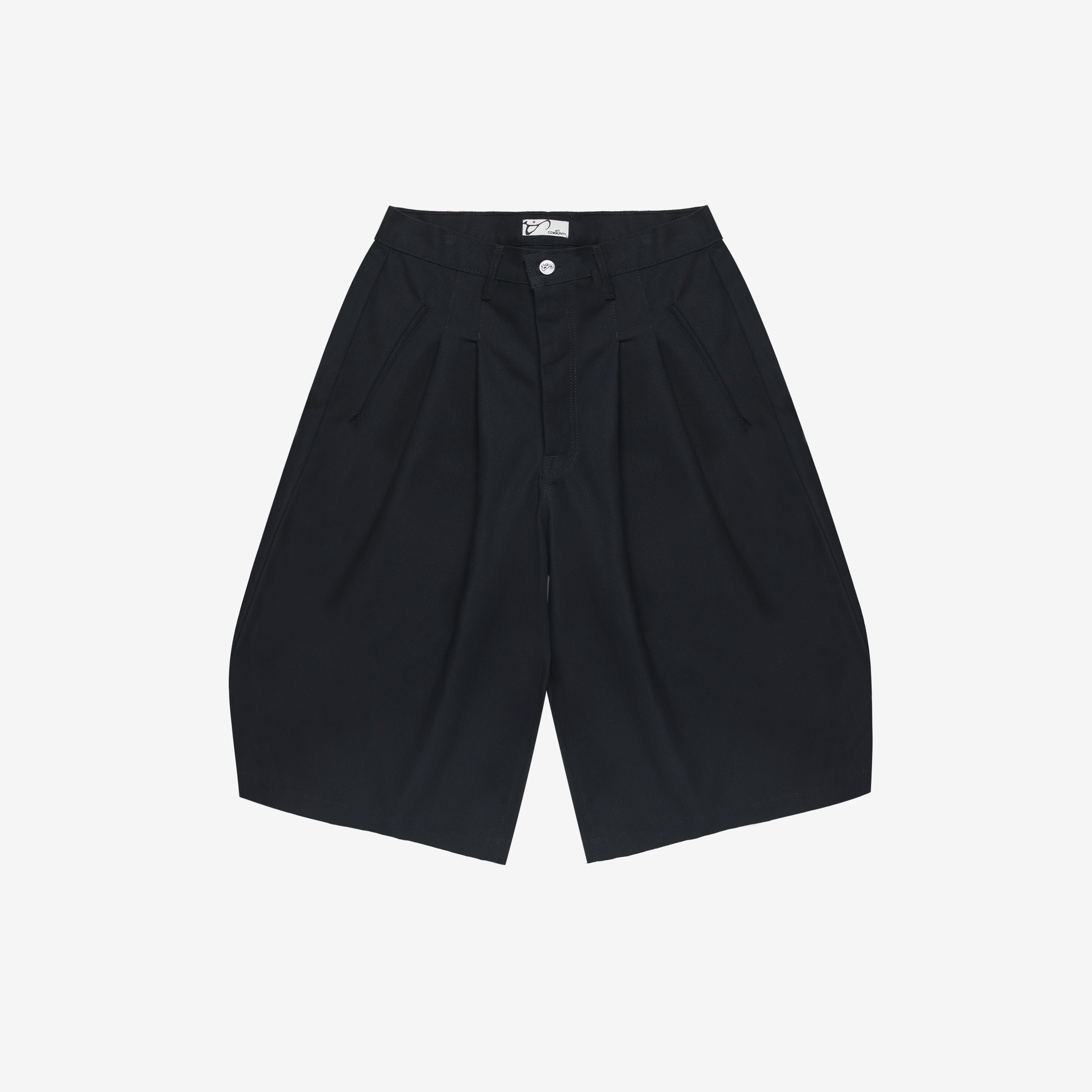 Art Community Diptych Japanese Nylon Jort 'Black'