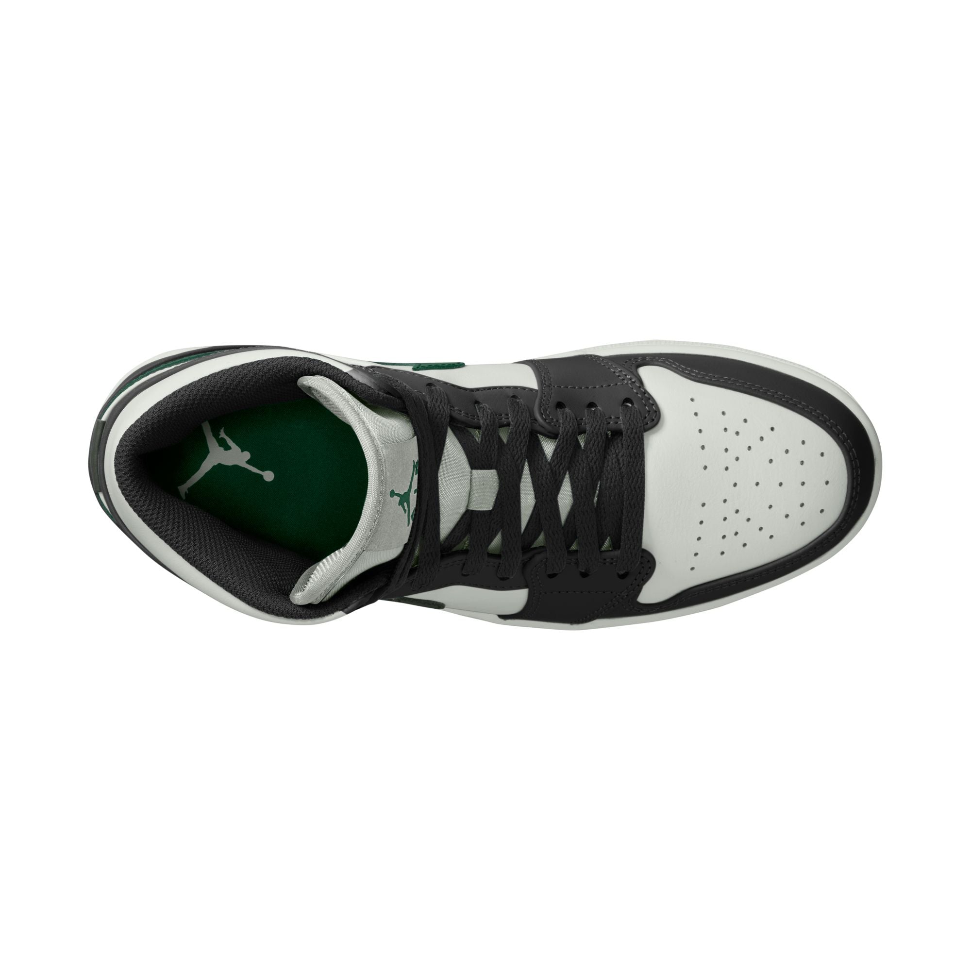 Air Jordan 1 Mid 'Black/ Green'