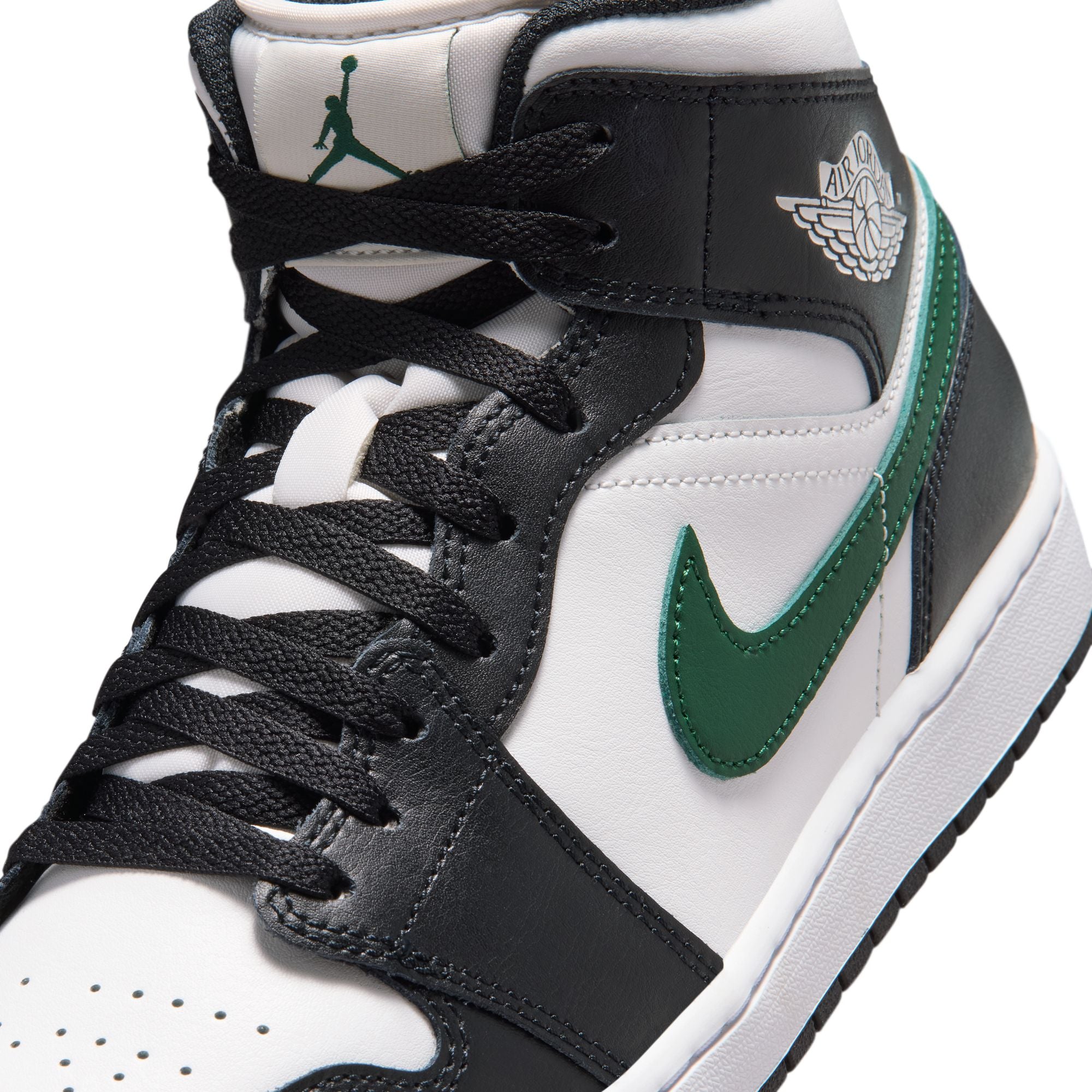 Air Jordan 1 Mid 'Black/ Green'