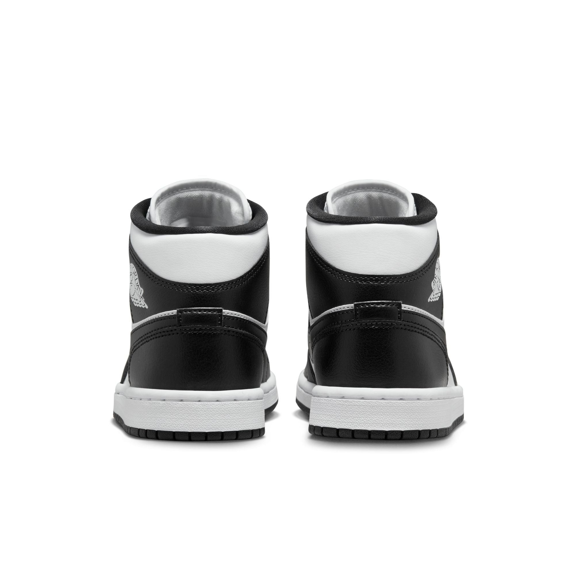 Womens Air Jordan 1 Mid 'White/Black'