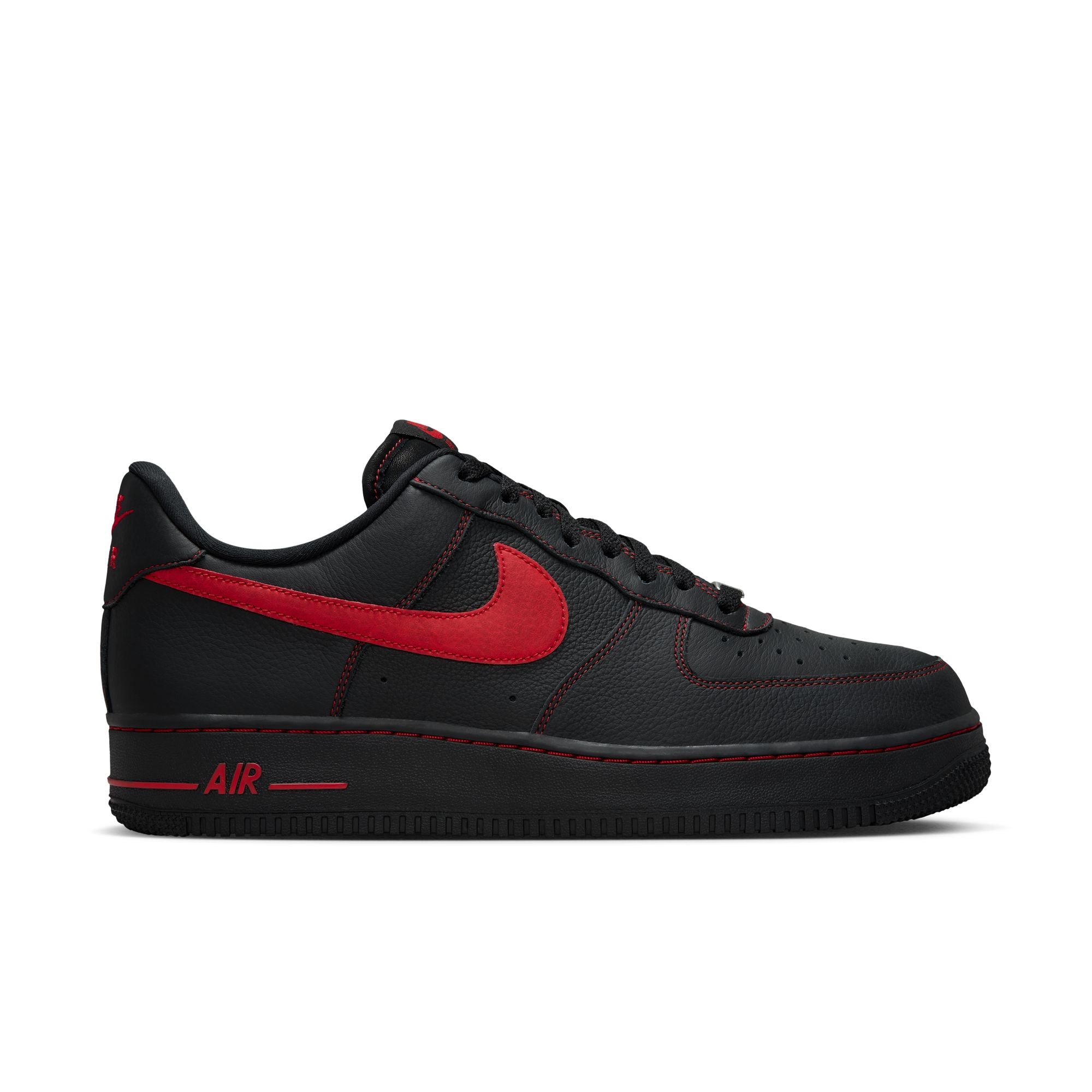 Nike Air Force 1 '07 LV8 'Black/University Red'