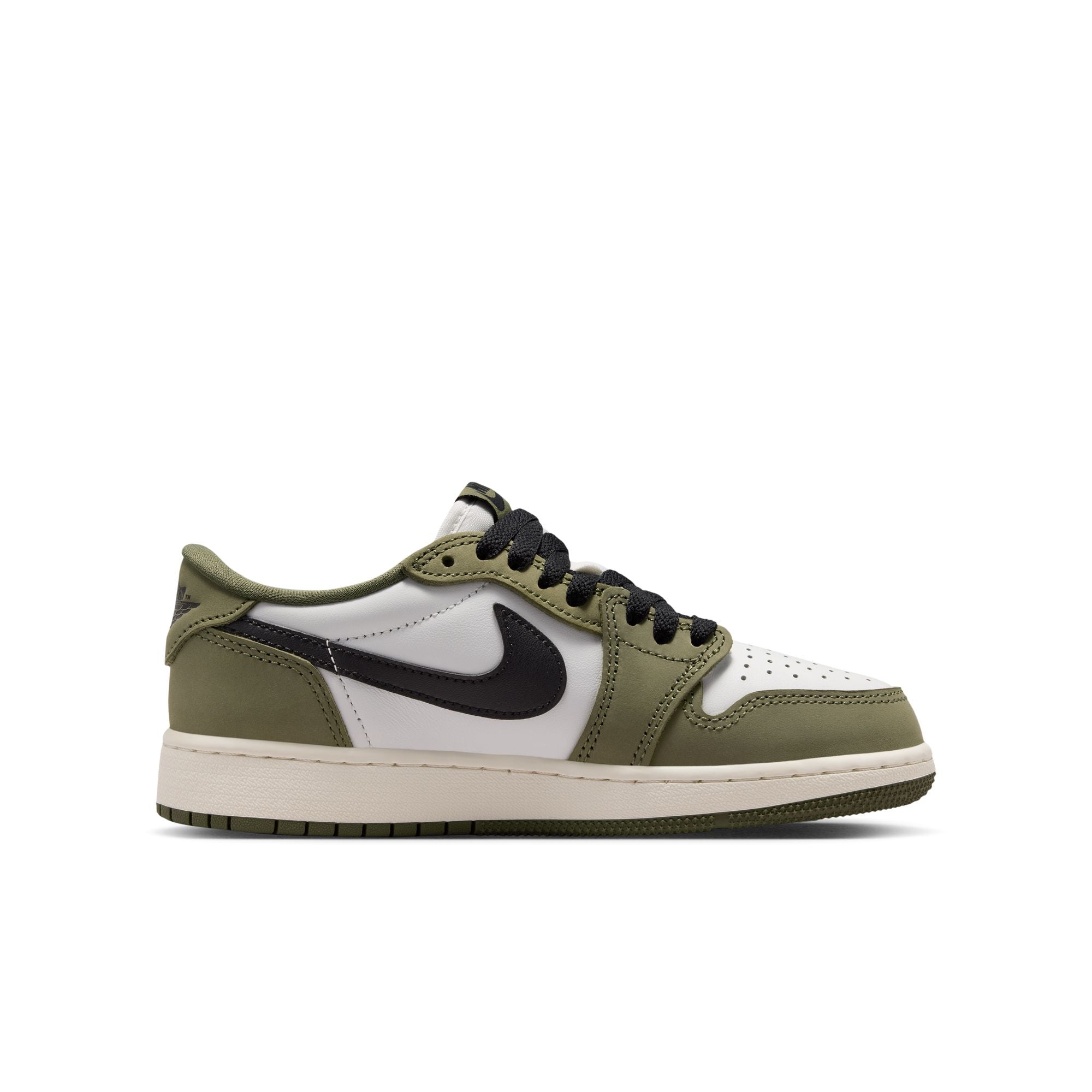 Youth Air Jordan 1 Retro Low 'Medium Olive'