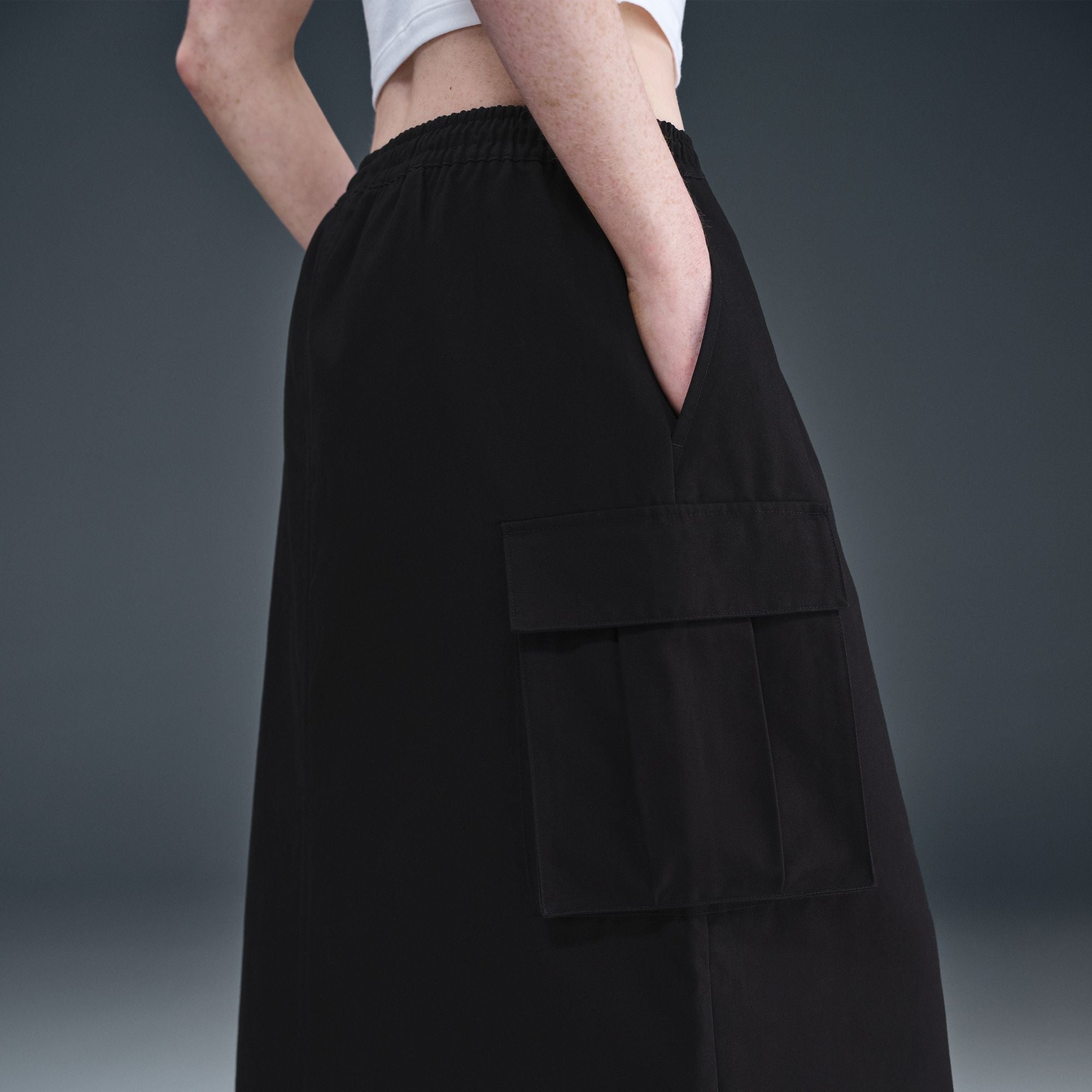 Women Nike Sportswear Loose Cargo Skirt 'Black'