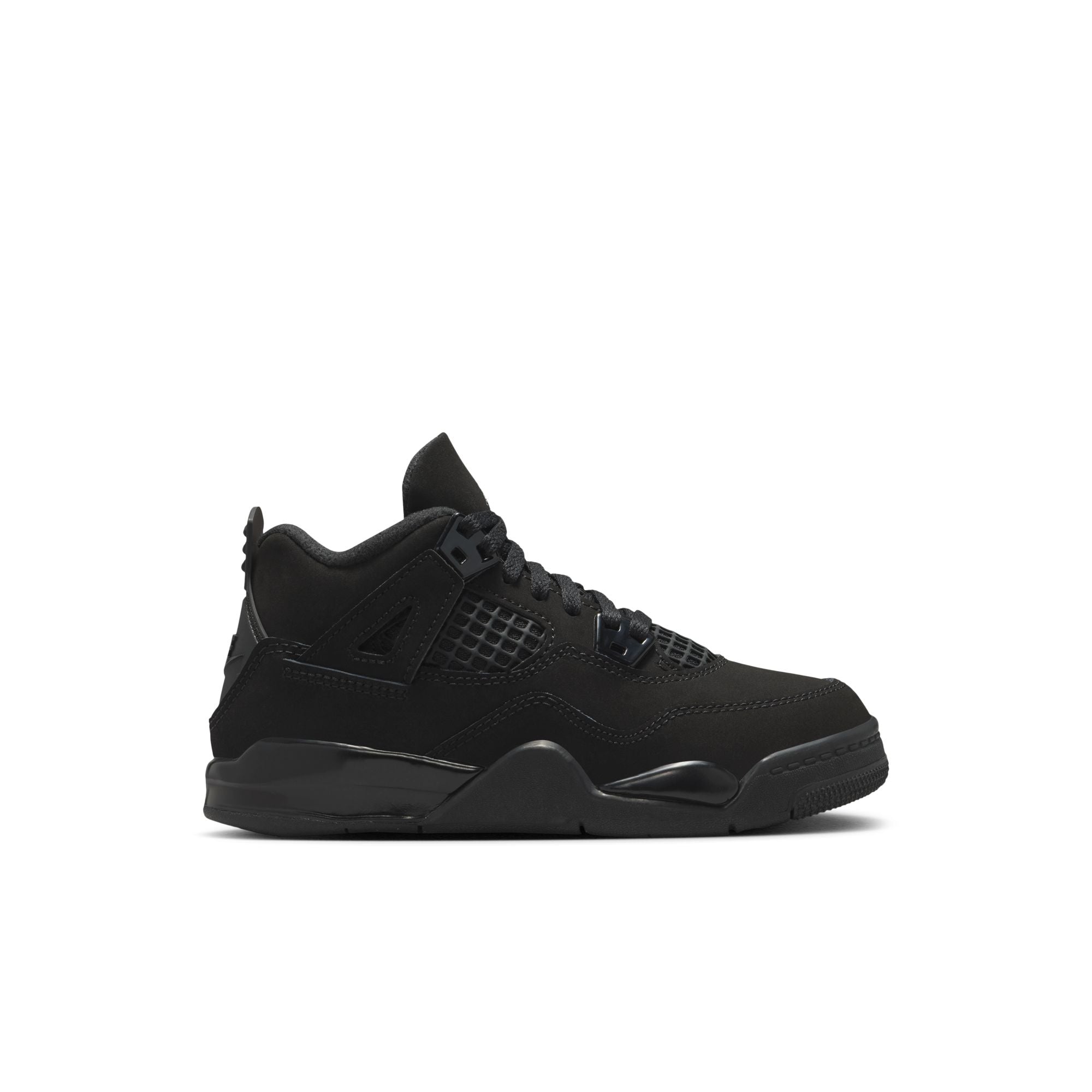Youth Jordan 4 Retro "Black Cat" (Little Kids)