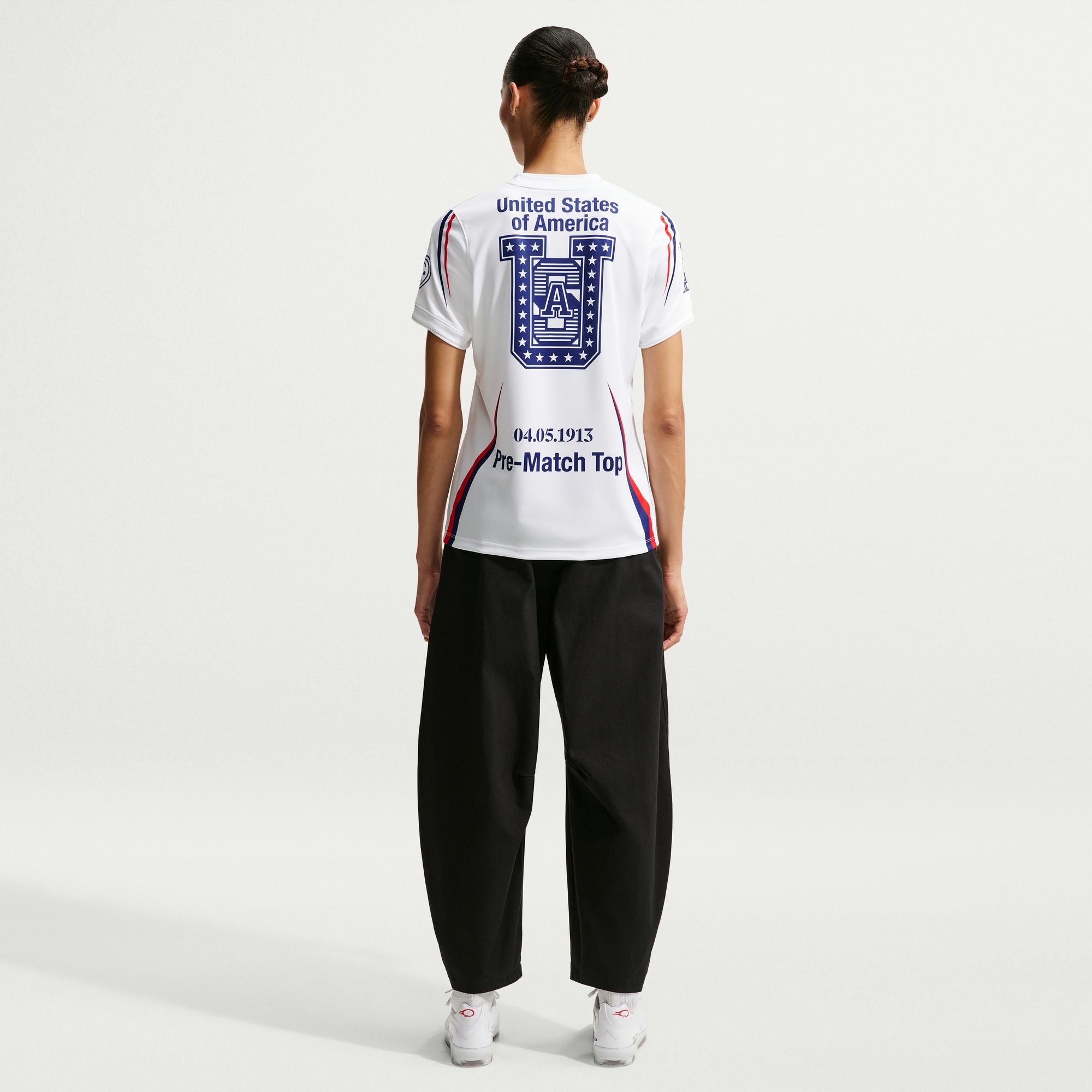 Womens Nike USA x V.A.A. Short-Sleeve Soccer Jersey