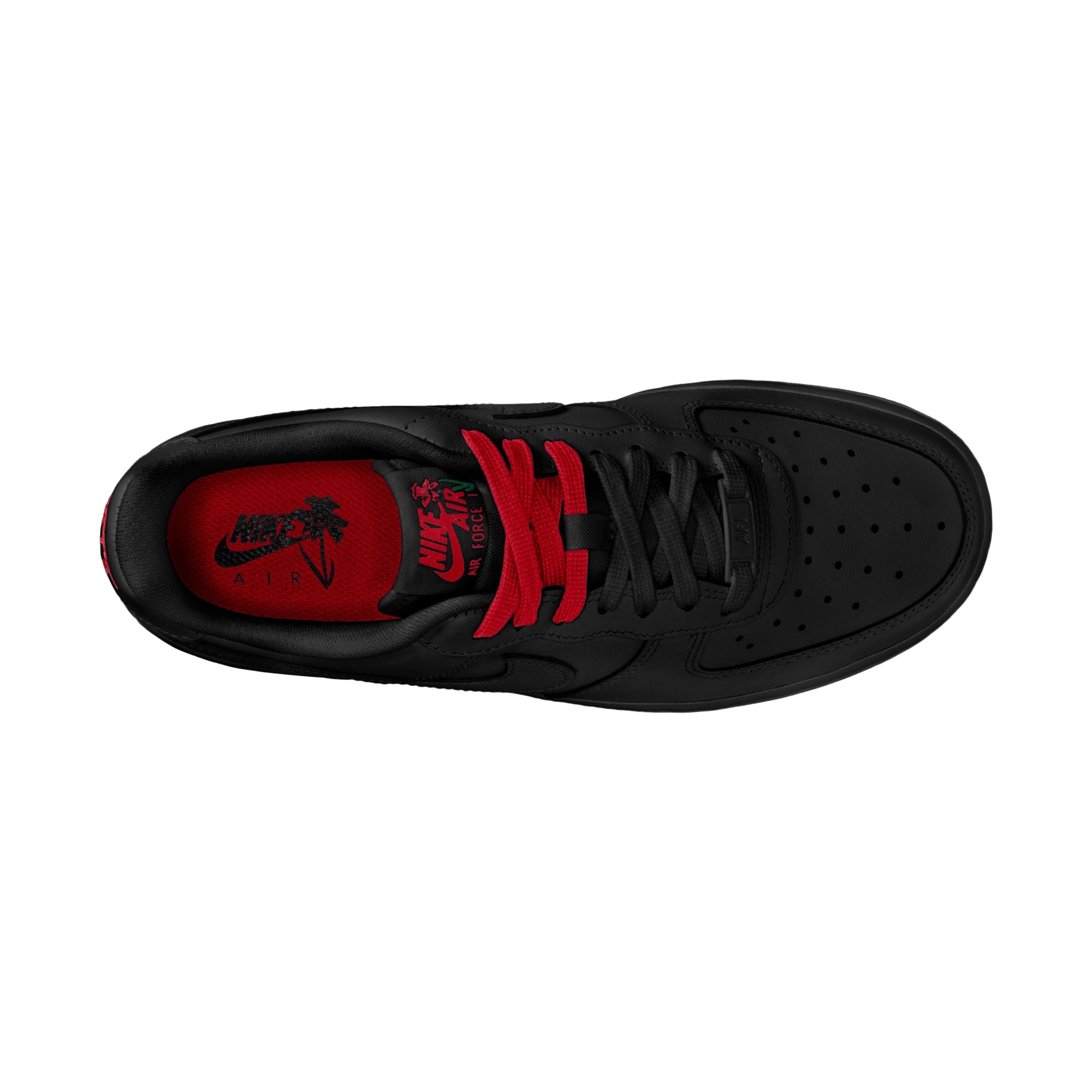 Womens Nike Air Force 1 '07 SE 'Black/Red'
