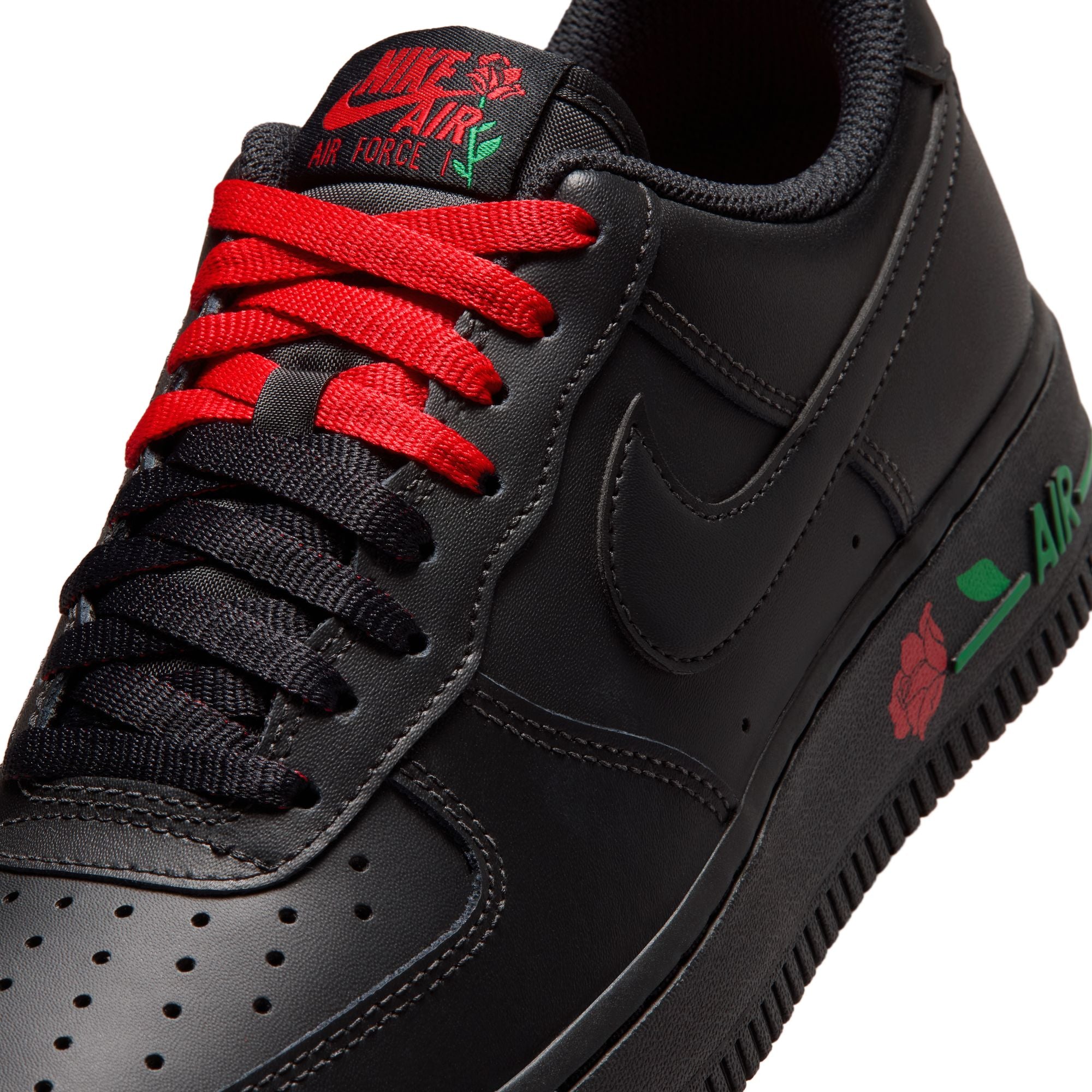 Womens Nike Air Force 1 '07 SE 'Black/Red'