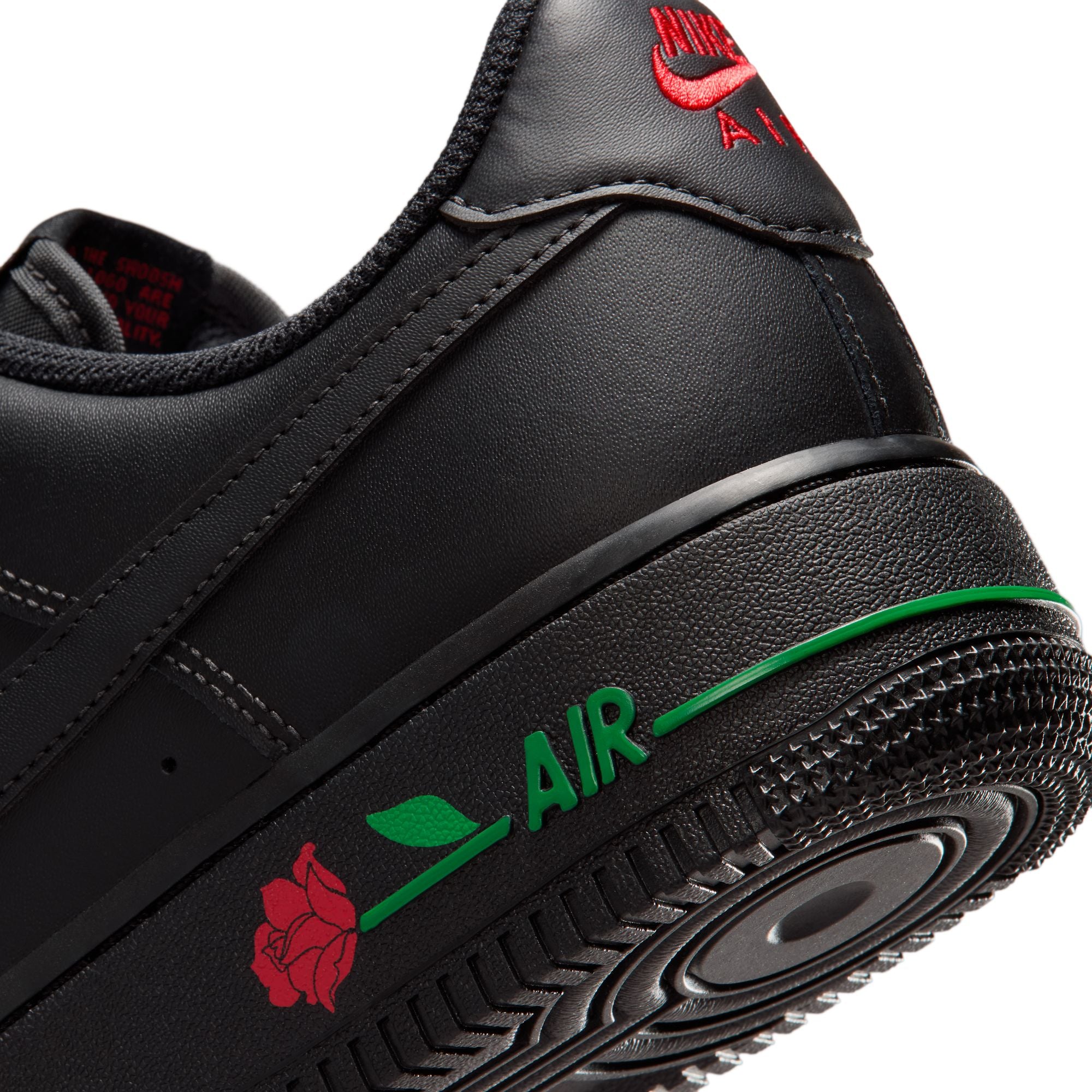 Womens Nike Air Force 1 '07 SE 'Black/Red'