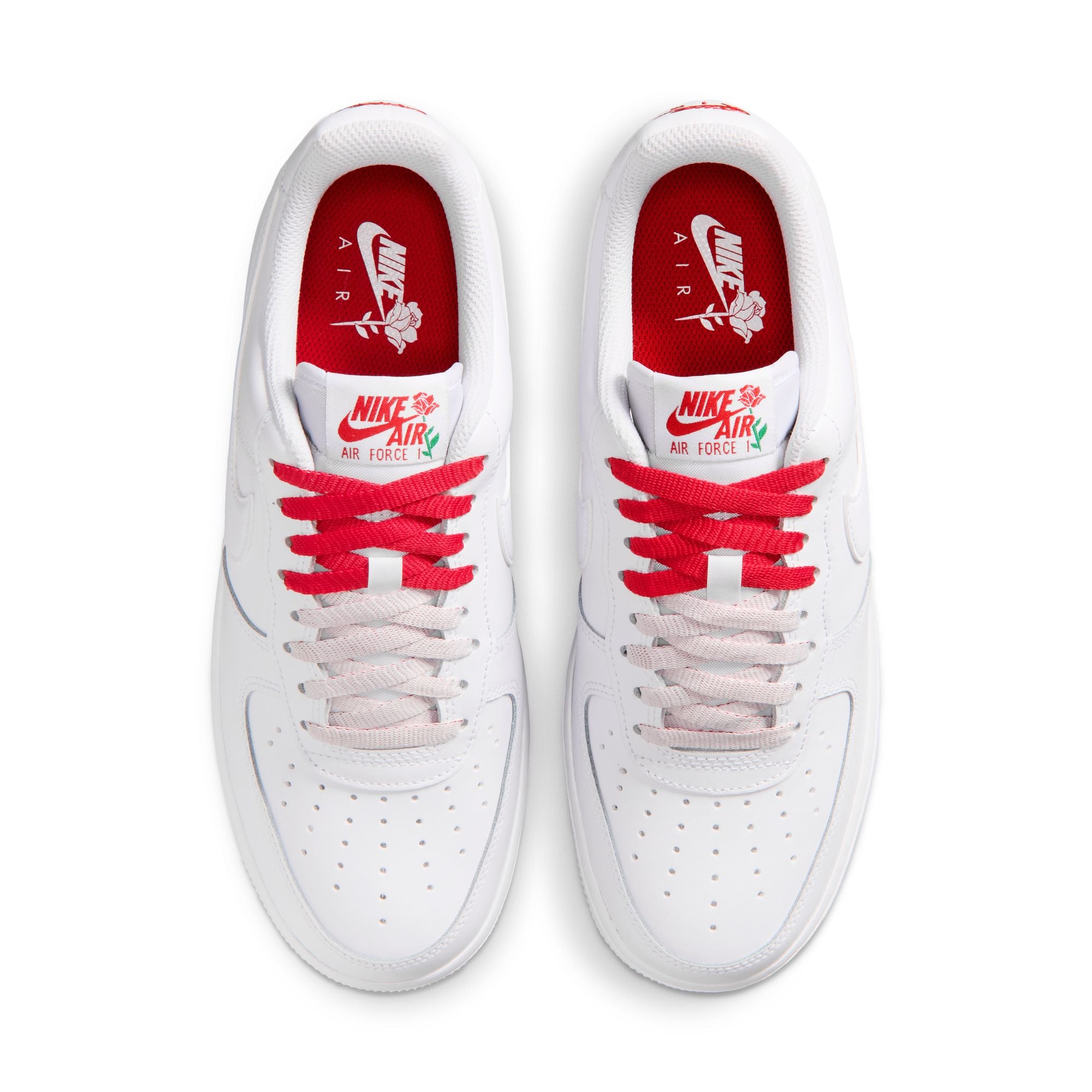 Womens Nike Air Force 1 '07 SE Rose 'White/Red'