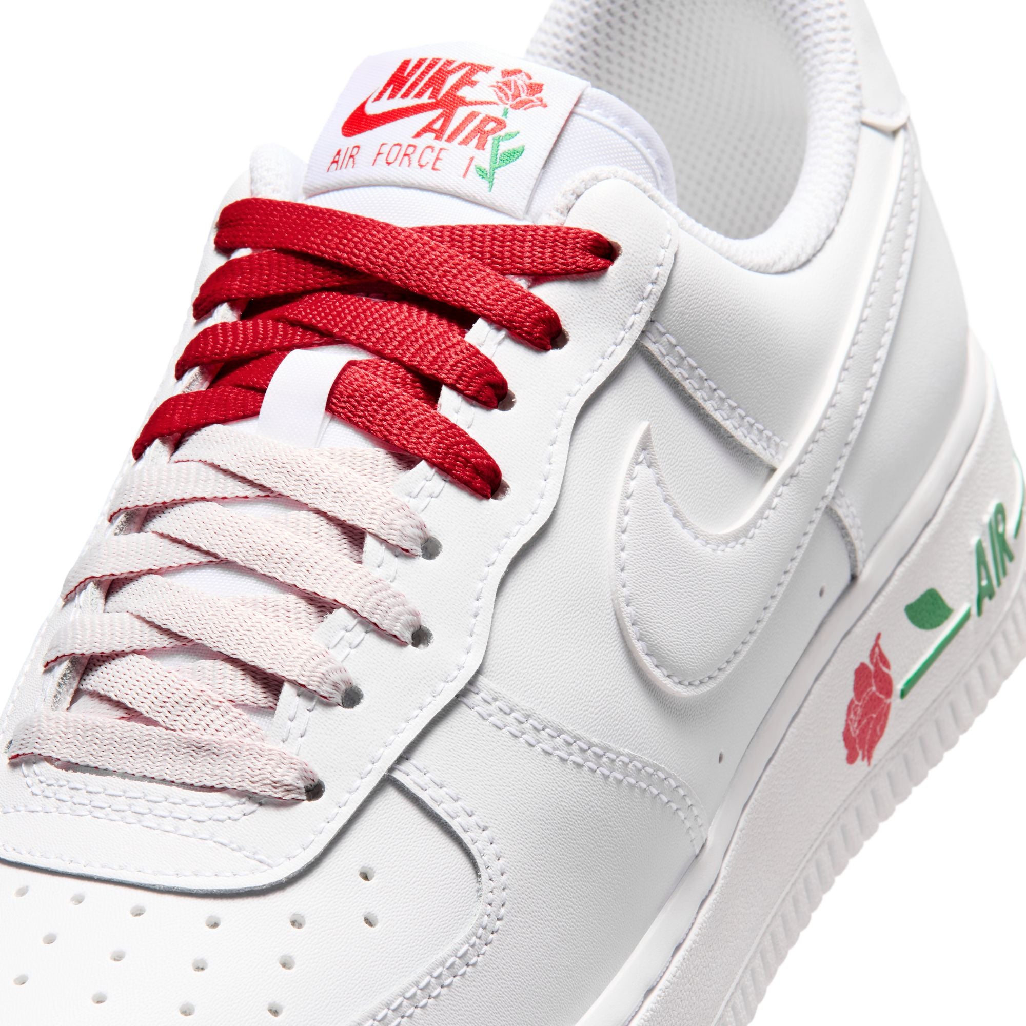 Womens Nike Air Force 1 '07 SE Rose 'White/Red'