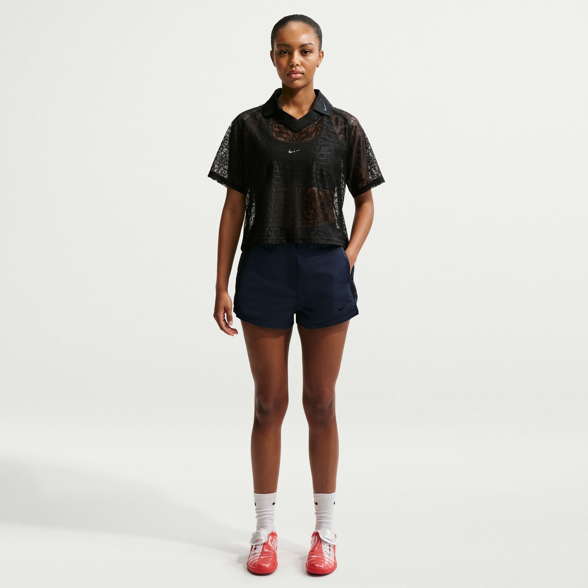 Womens Nike High-Waisted 2" Shorts 'Midnight Navy'