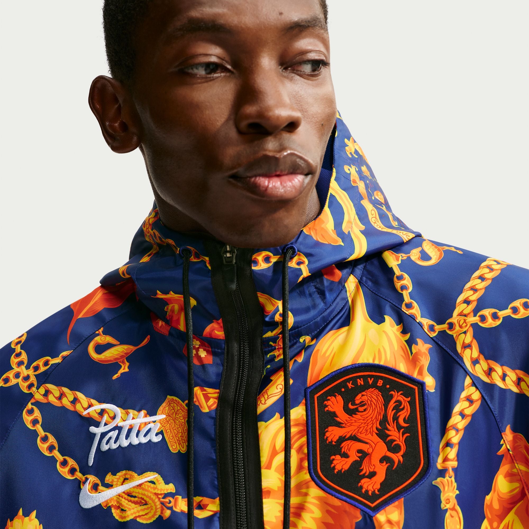 Nike Netherlands x Patta Anthem Jacket 'Deep Royal'