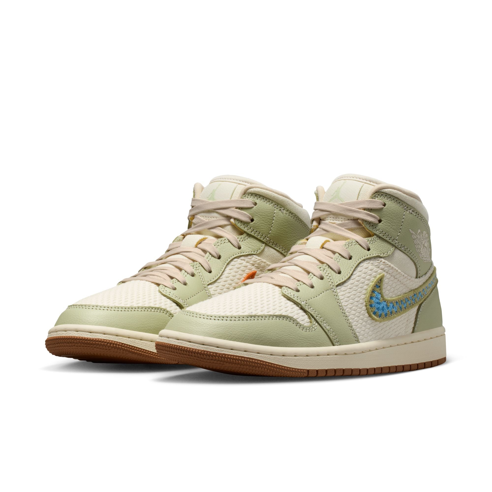 Womens Air Jordan 1 Mid SE 'Olive Aura'