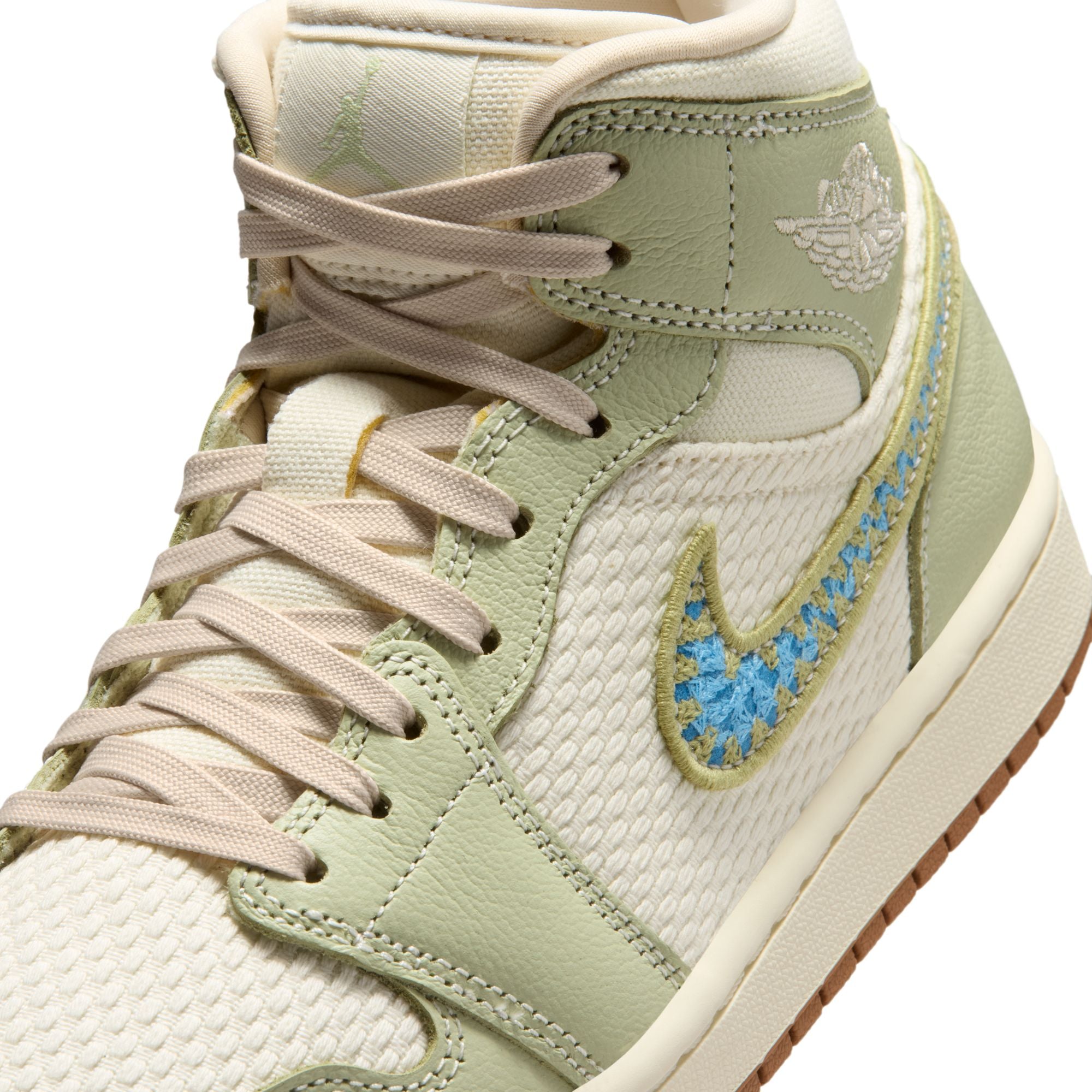 Womens Air Jordan 1 Mid SE 'Olive Aura'