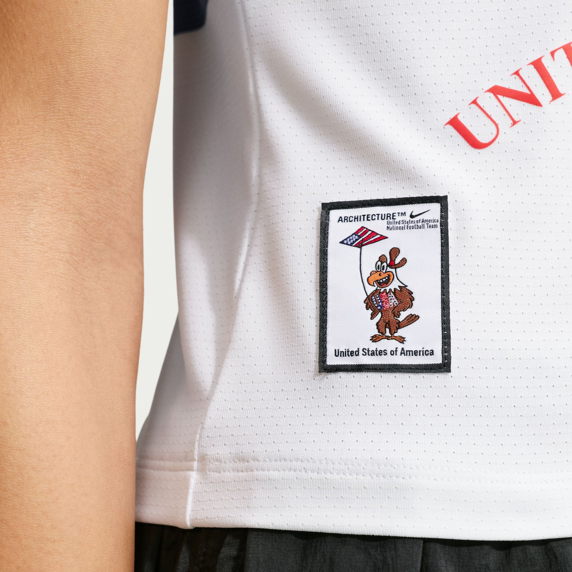Womens USA x V.A.A. Polo Shirt 'White'