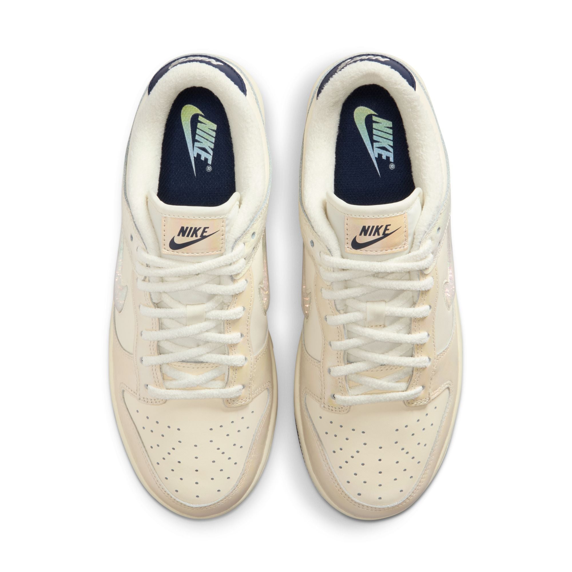 Womens Nike Dunk Low 'Soft Pearl/Multi-Color-Midnight Navy'