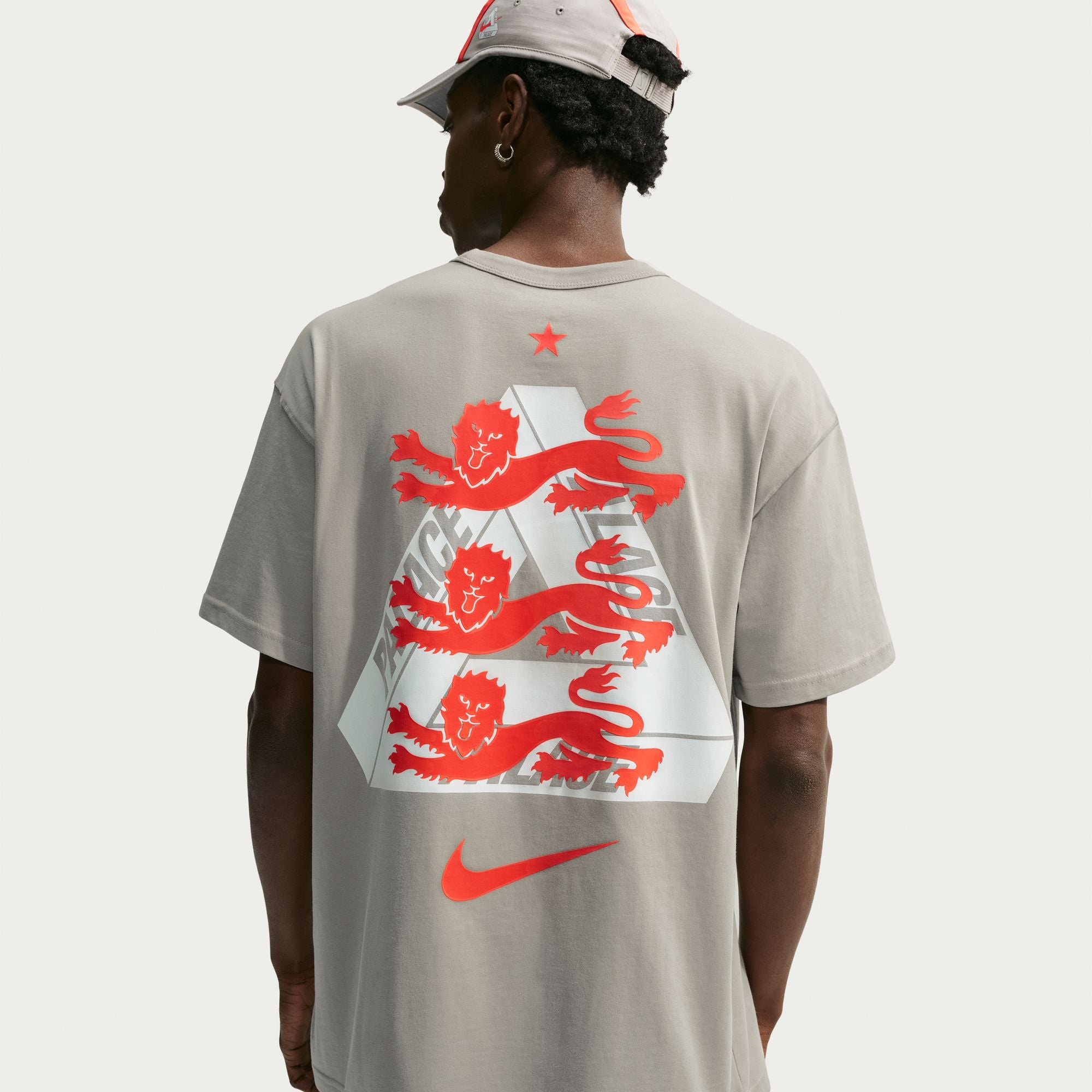 Nike England x Palace T-Shirt 'Pewter Grey'