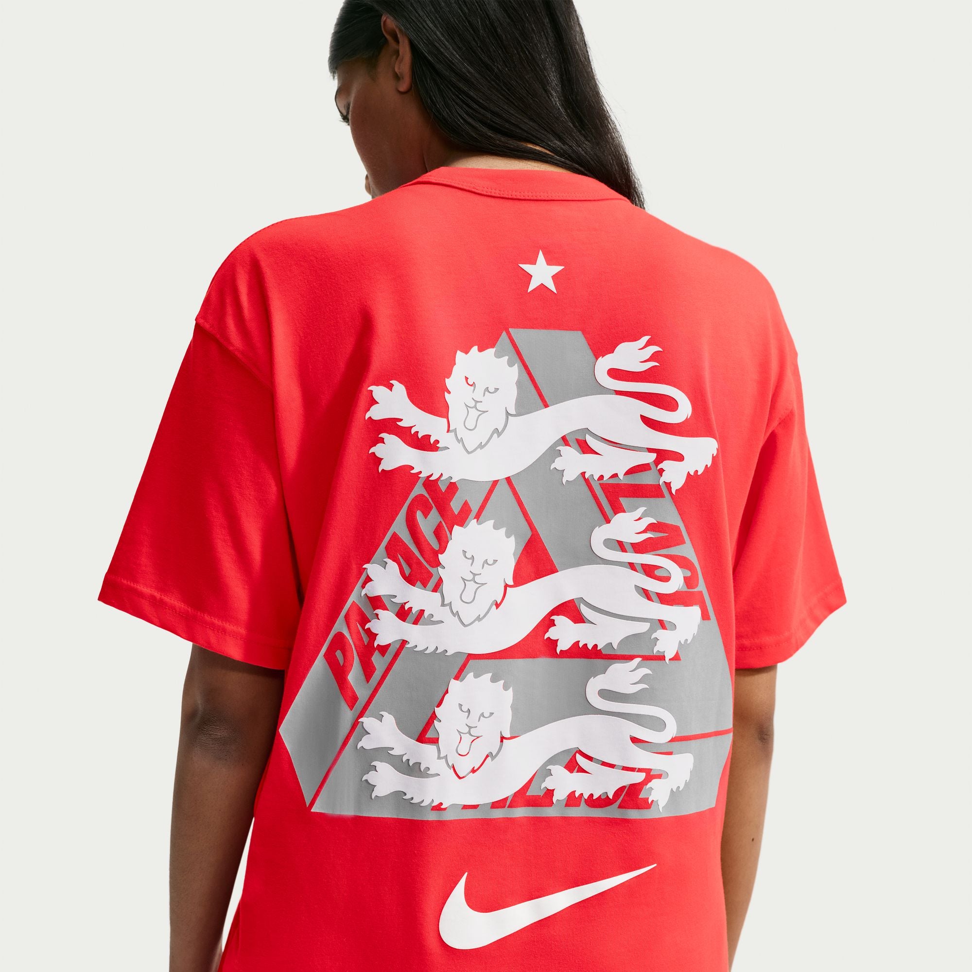 Nike England x Palace T-Shirt 'Light Crimson'