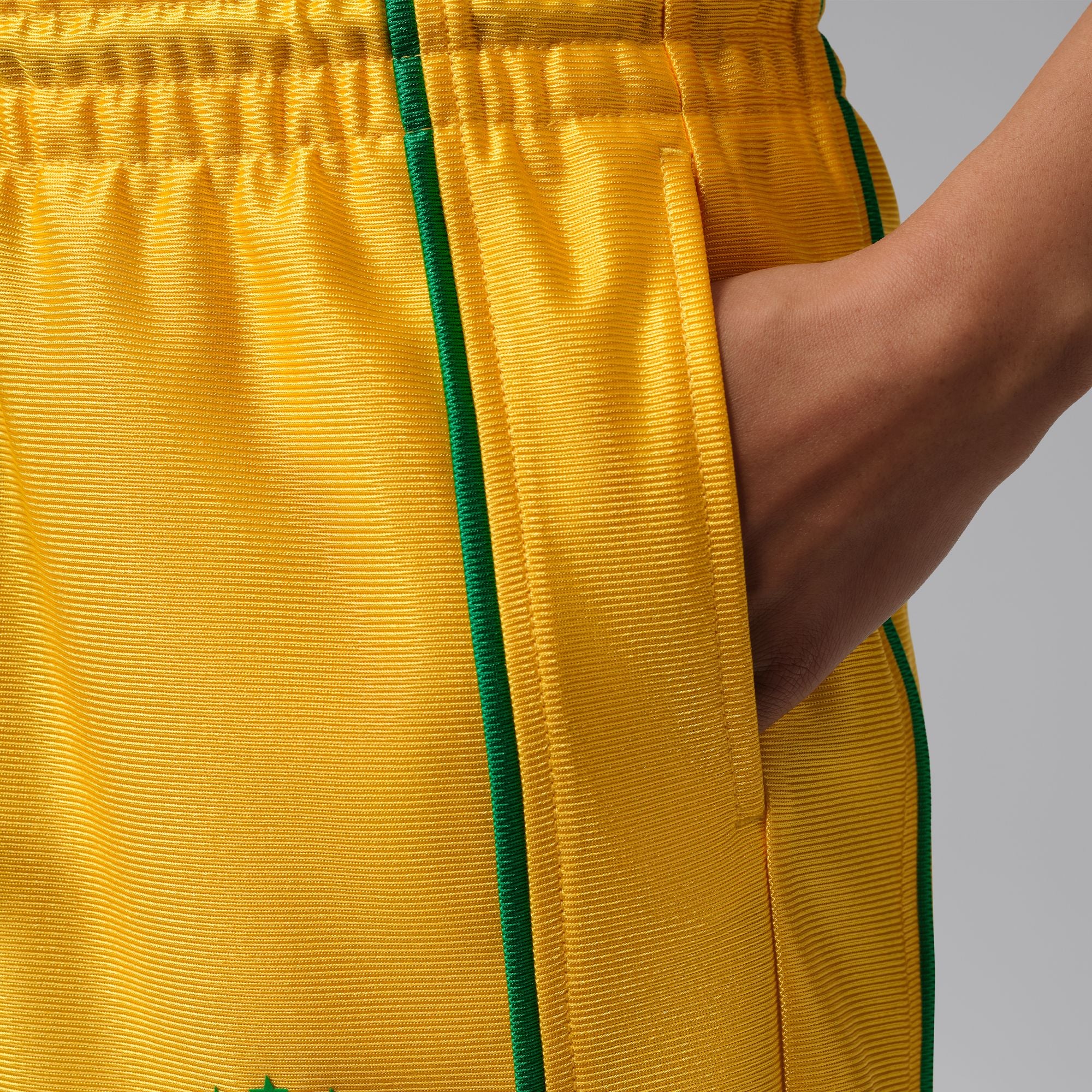 Womens Jordan Brooklyn Knit Shorts 'Varsity Maize'