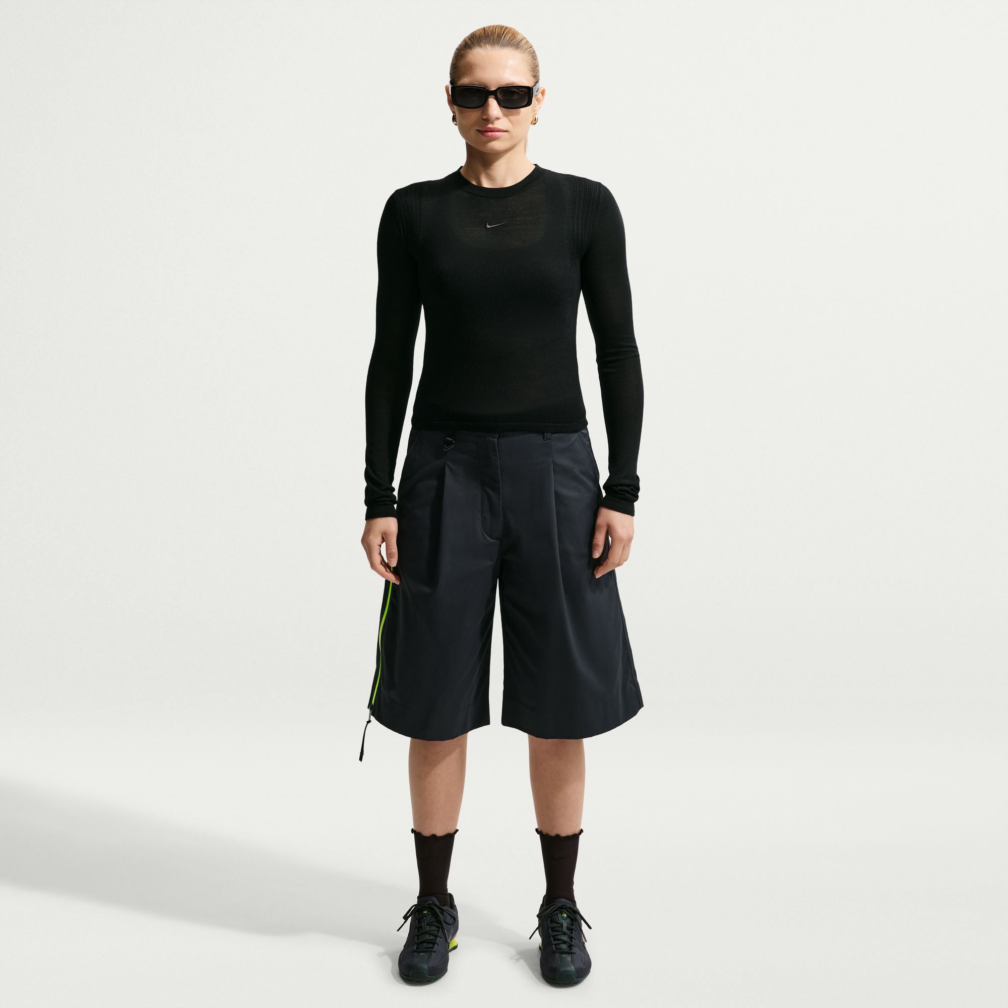Women Nike Sportswear Long Sleeve Shirt Arrvrnt 'Black'