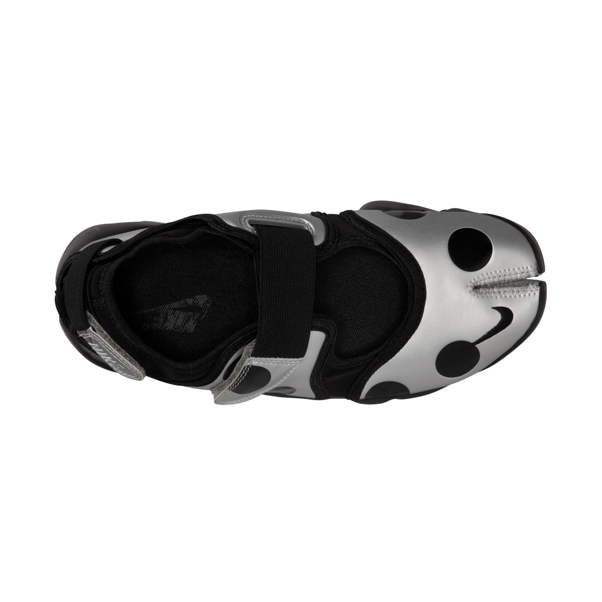 Womens Nike Air Rift Polka Dot 'Black/Metallic Silver'
