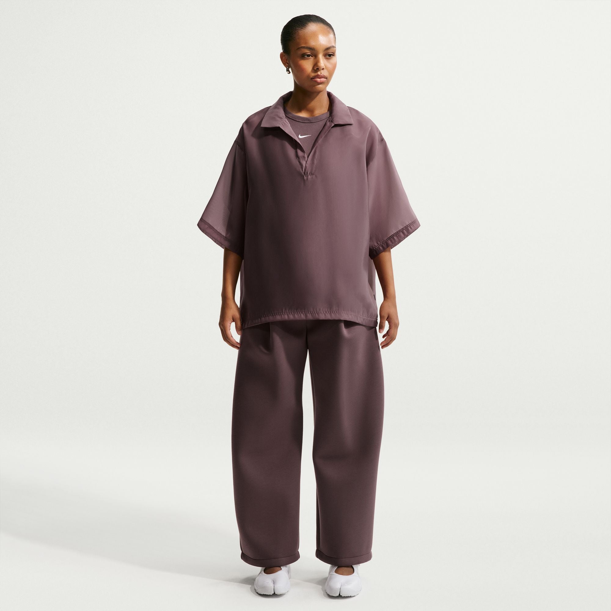 Womens Nike Sportswear Oversized Sheer Top 'Tattoo'