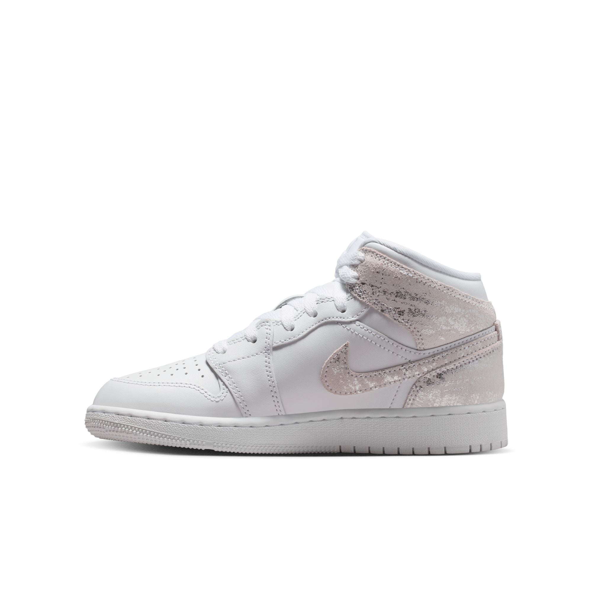 Youth Air Jordan 1 Mid SE (GS) 'White'