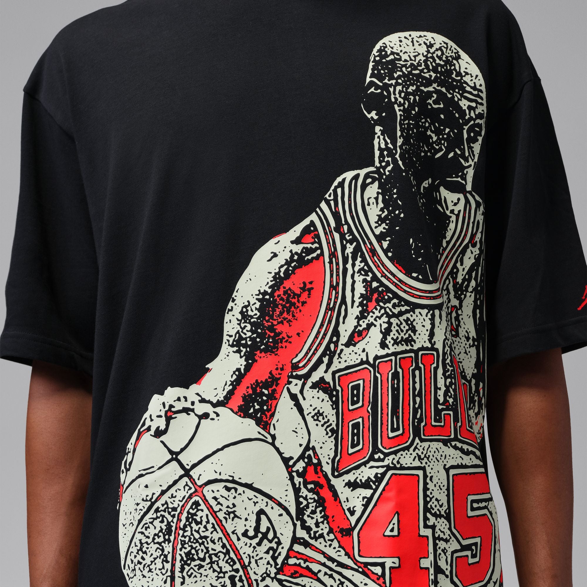 Jordan Sport Dri-FIT Graphic T-Shirt 'Black/Volt Tint'