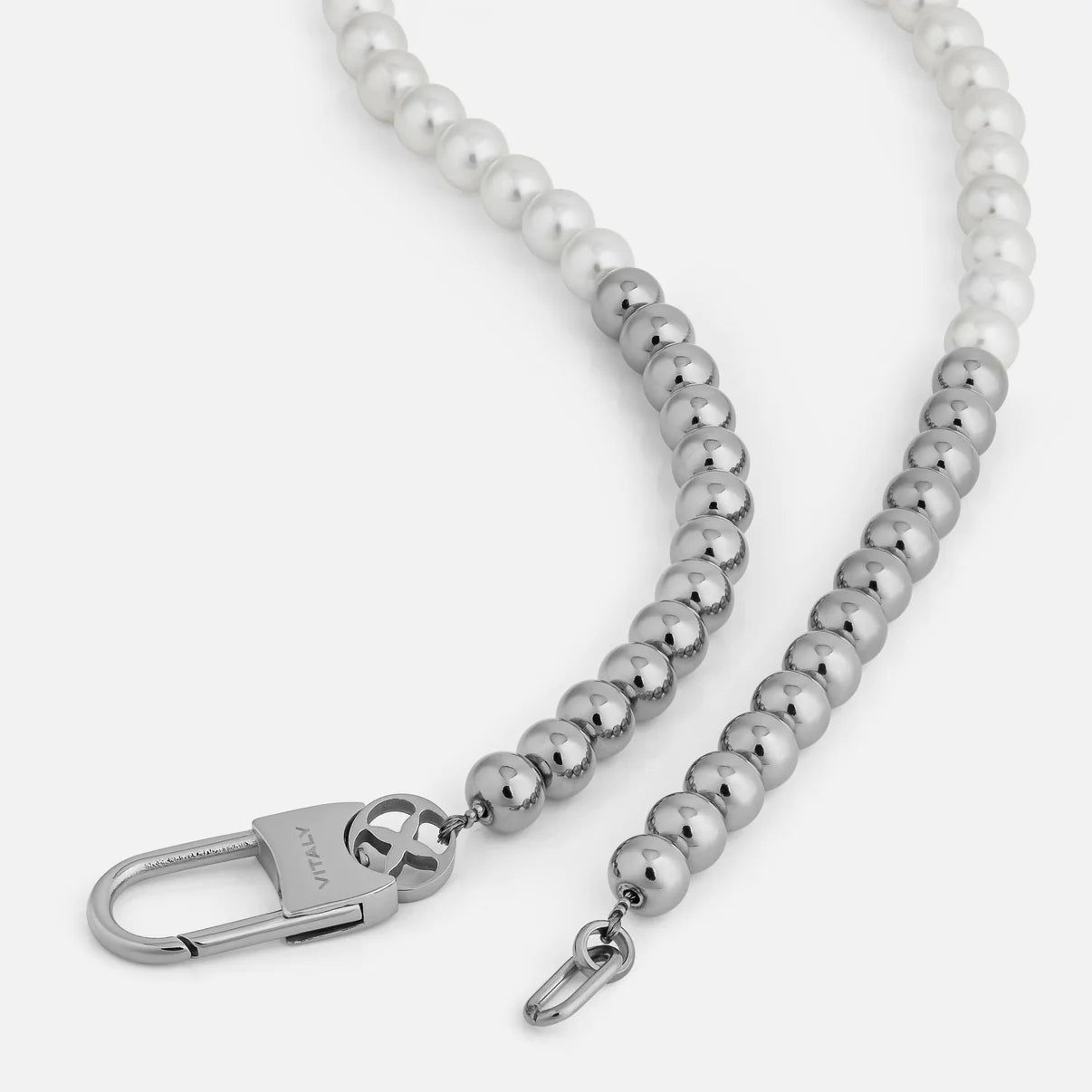 Vitaly Akoya Chain 'Stainless Steel/Pearl'