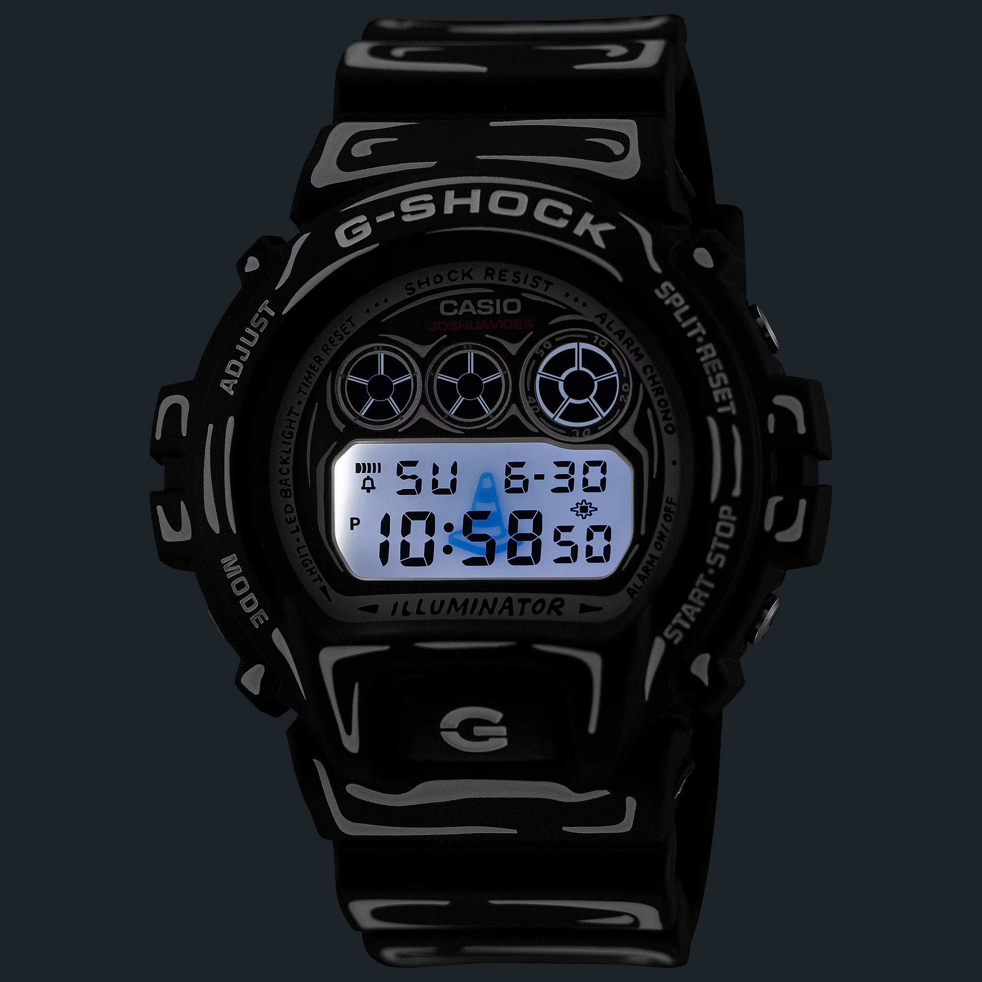 Casio Joshua Vides G-Shock DW6900JV-1 'Black/White'