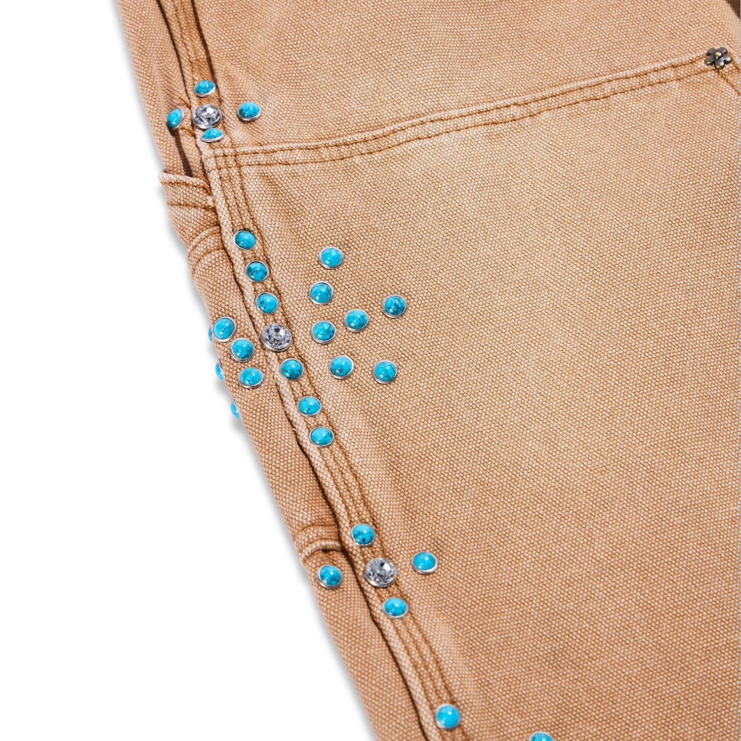 NGO Turquoise Double Knee Pant 'Light Brown