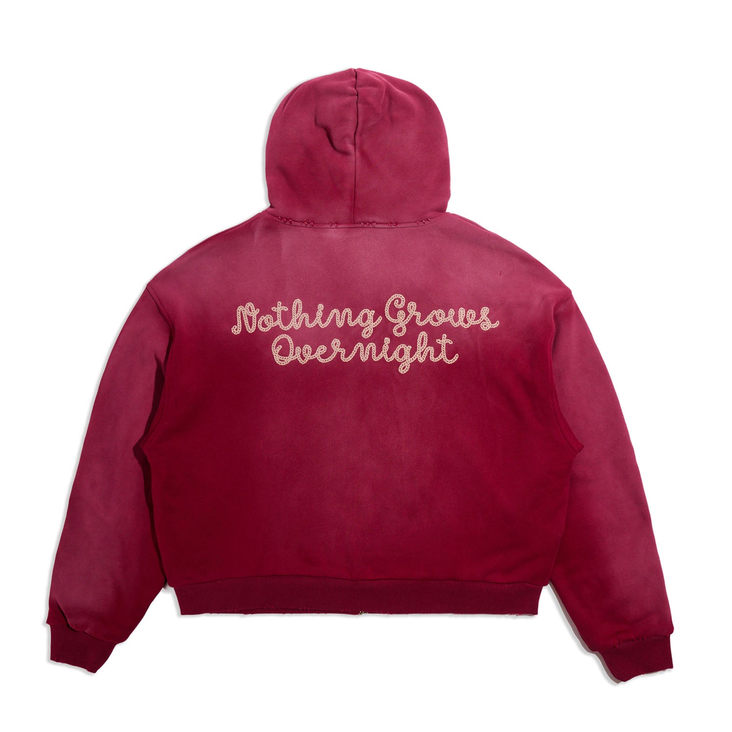 NGO Running Horse Full Zip Hoodie 'Maroon'