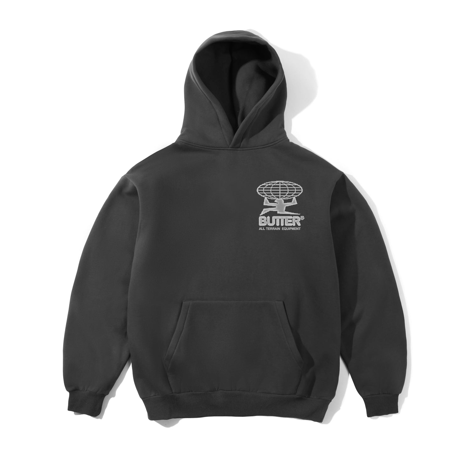 Butter Goods Terrain Pullover Hood 'Washed Black'