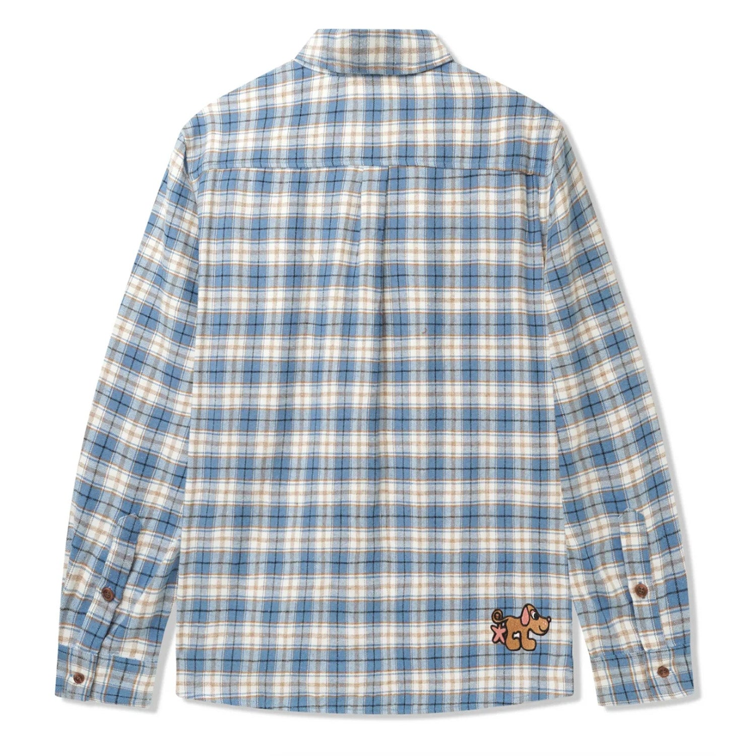 Butter Goods Pooch Flannel Shirt 'Sky Blue'