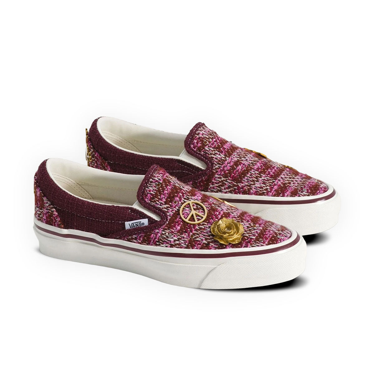 Vans LX Classic Slip-On 98 Cardigan 'Brown/Pin'