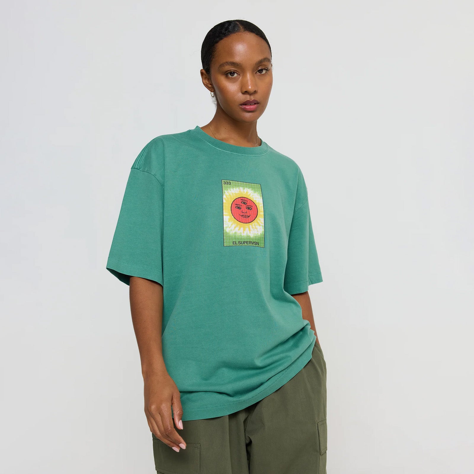 Supervsn Sun T-Shirt 'Green'