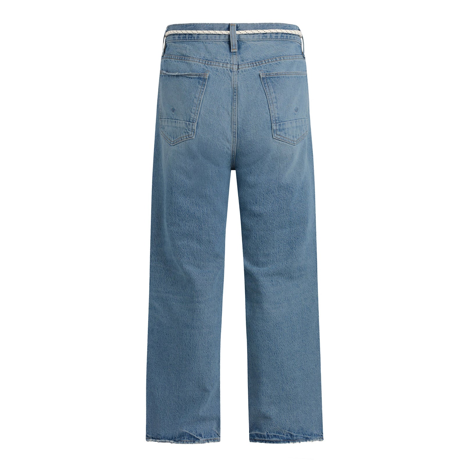 Hudson Luca Wide Leg Denim 'Bleached'