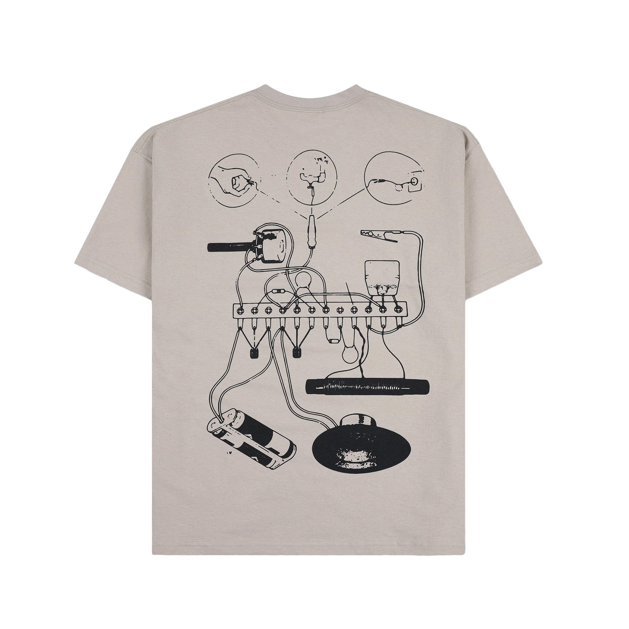 Pleasures Input T-Shirt 'Tan'