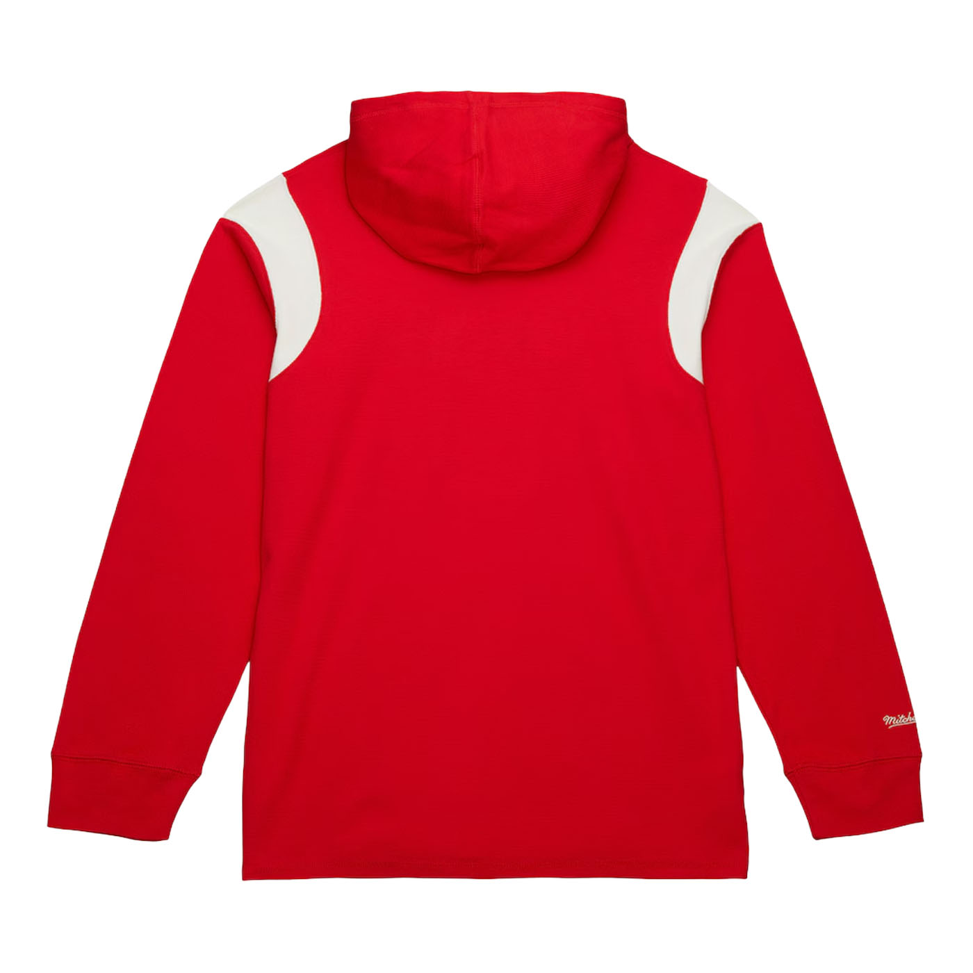 Mitchell & Ness NCAA Thermal Lightweight Hoodie 'Red'