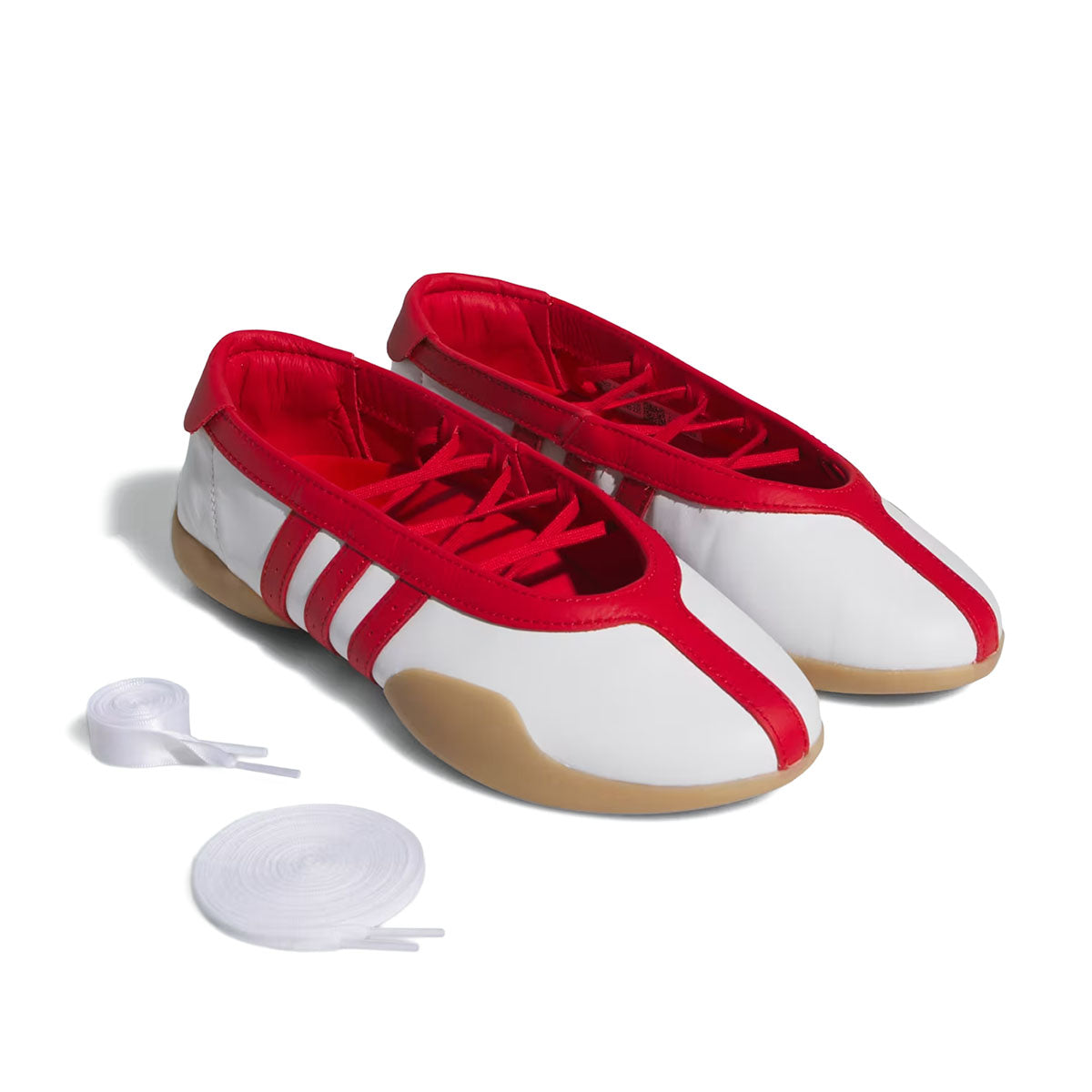 Womens adidas Taekwondo Mei Ballet 'White/Scarlet'