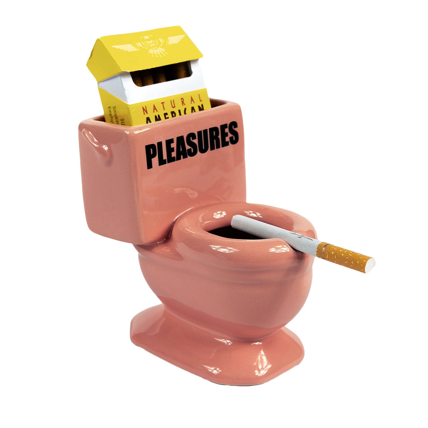 Pleasures Toilet Ashtray 'Pink'
