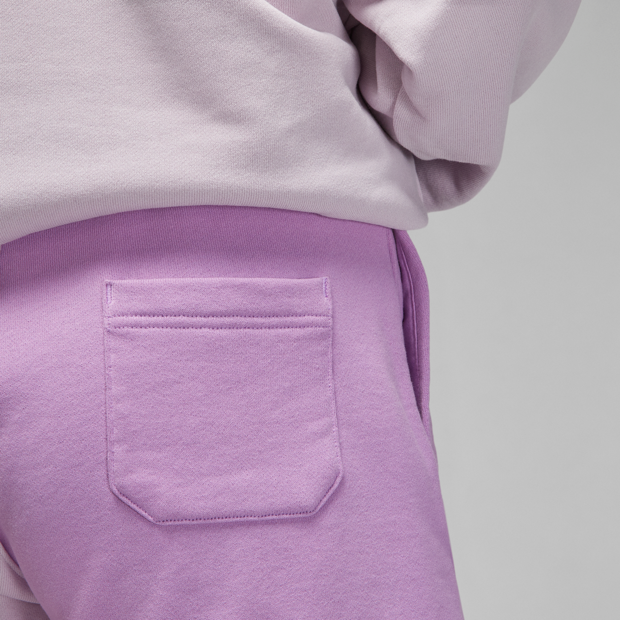 Womens Jordan Flight Fleece Shorts 'Violet Shock'