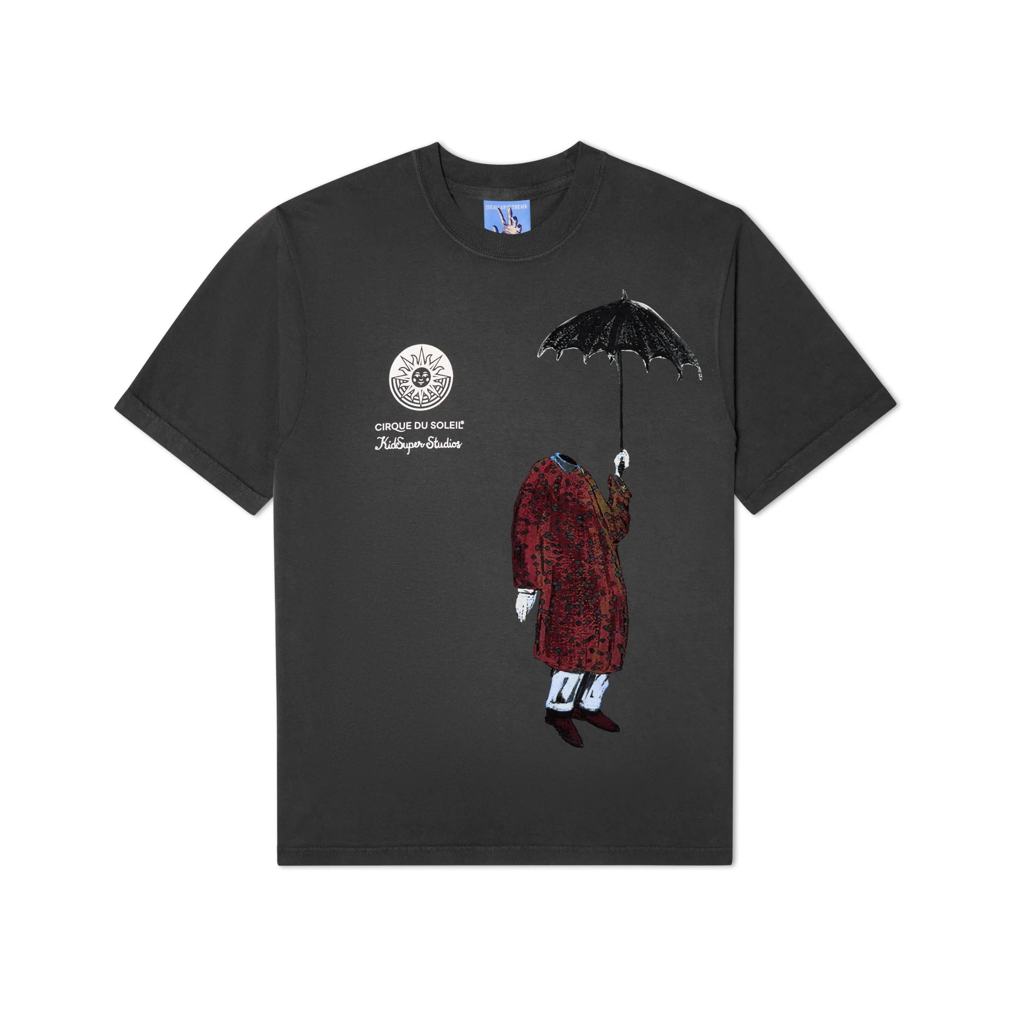 Kidsuper Cirque Du Soleil No Head T-Shirt 'Washed Black'
