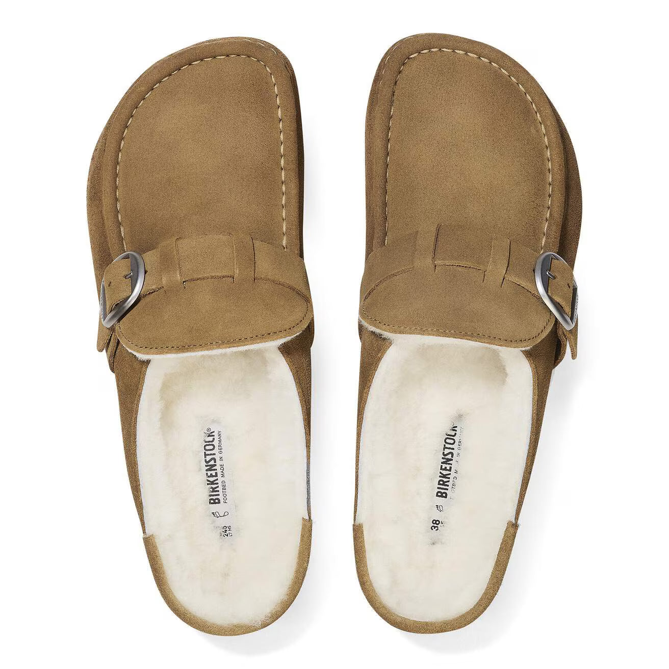 Birkenstock Buckley Shearling 'Tea'