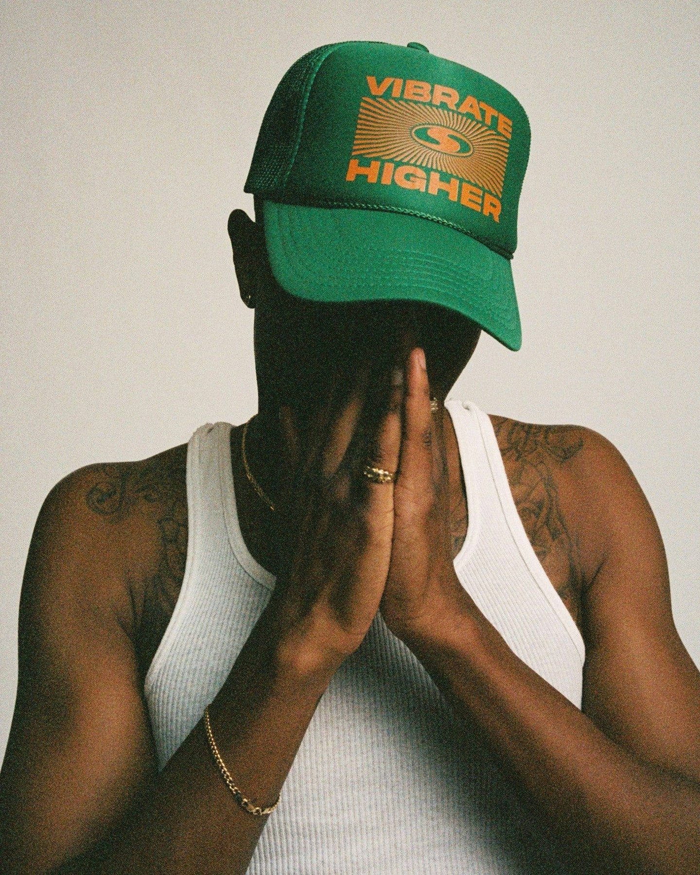 Supervsn Vibrate Higher Trucker Hat 'Green'