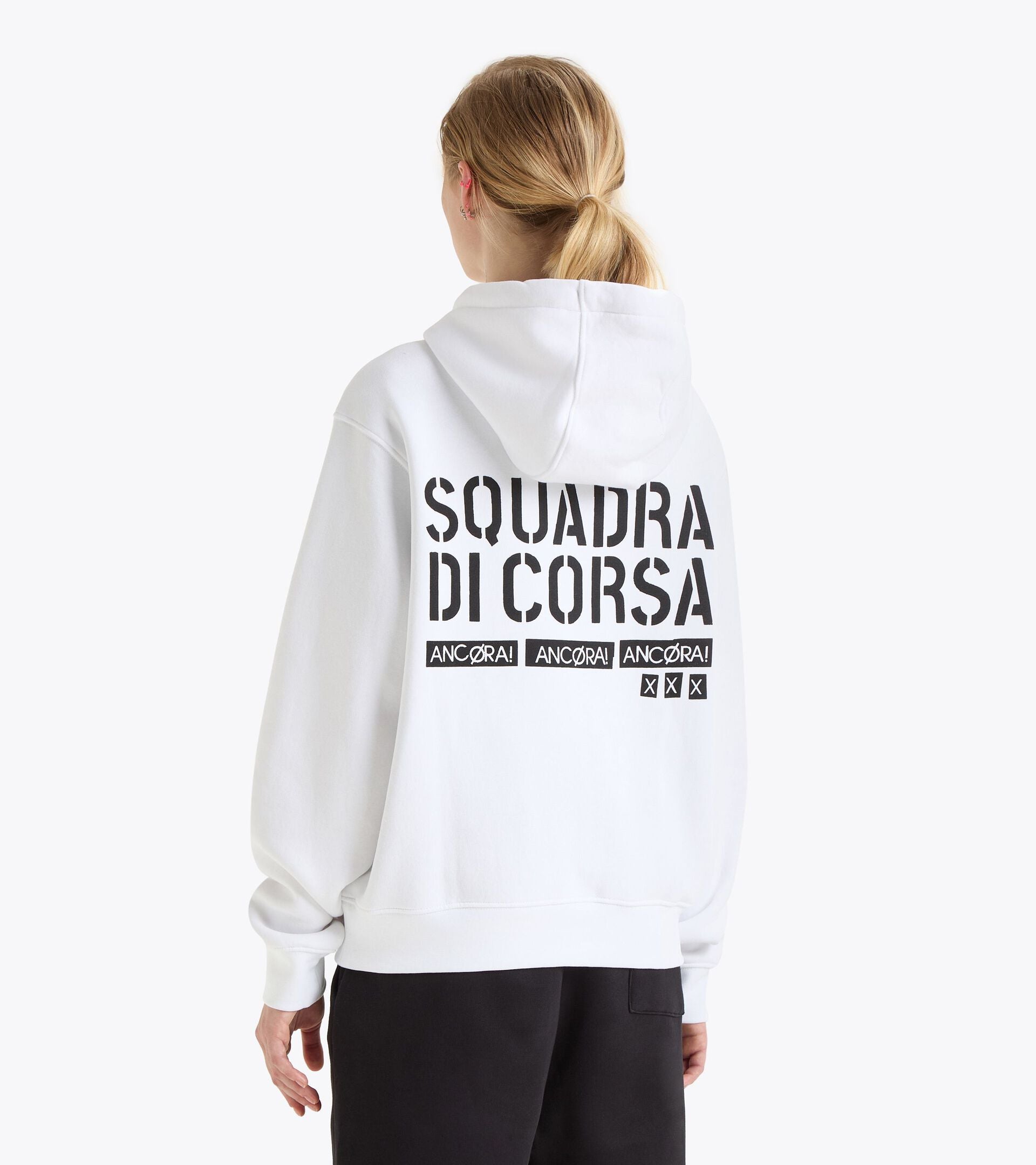 Diadora Hoodie Sqdc 'Optical White'