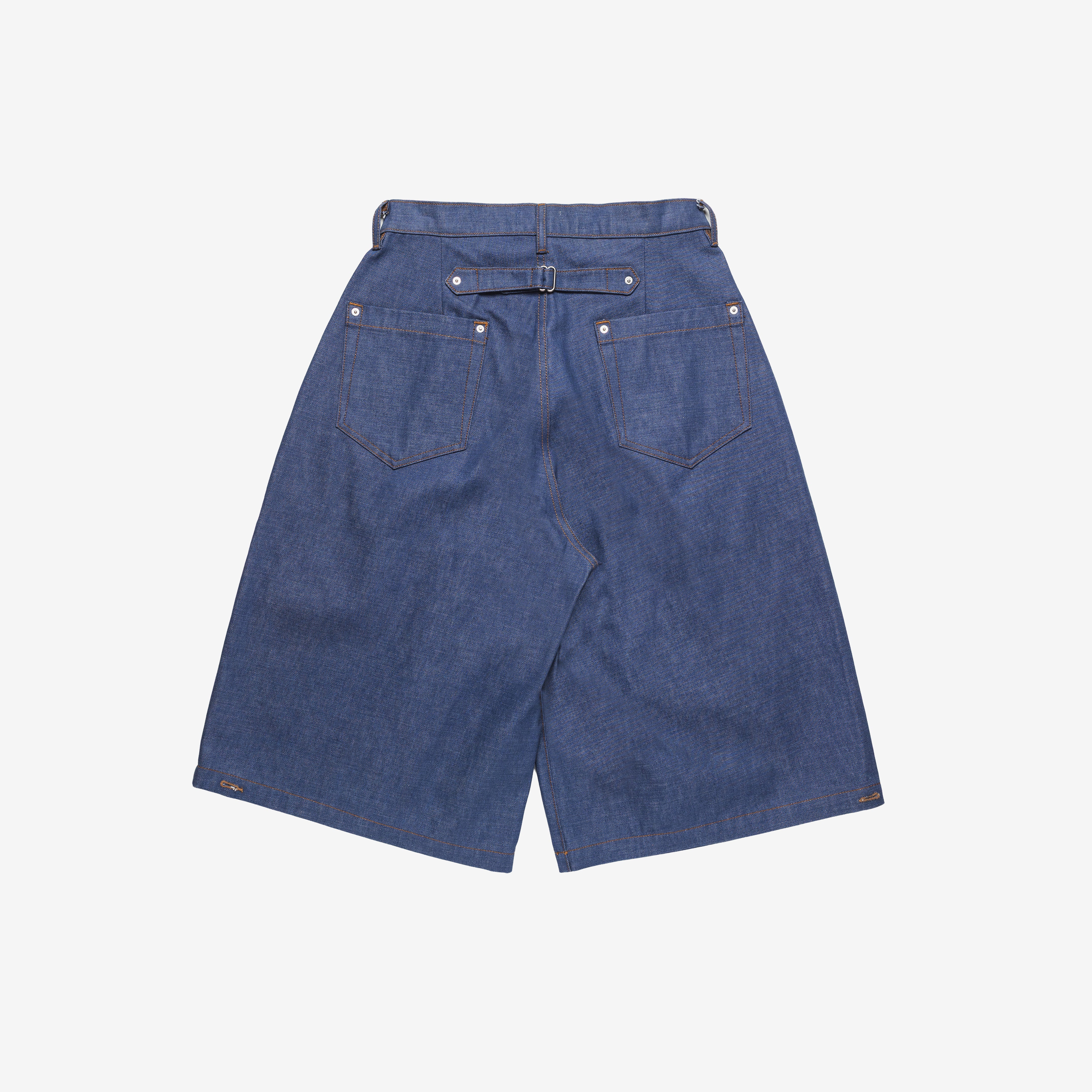 Art Community Diptych Japanese Denim Jort 'Purple Indigo'